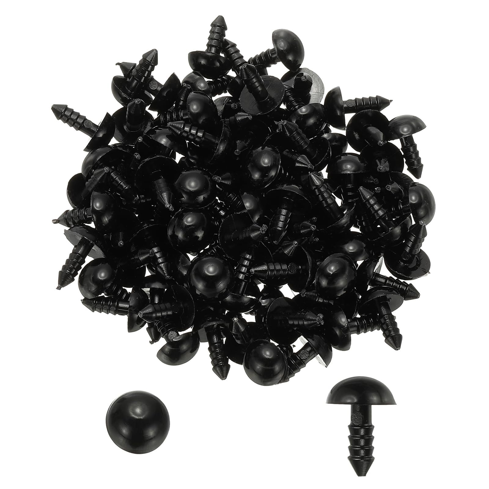 250 Safety Eyes for Crochet, Crochet Yarn Set, Black Stuffed Eyes, DIY Dolls & Plush Toys, Yarn for Crocheting, Crochet Doll, Crochet Stick, Crochet Products, Handmade Craft Projects