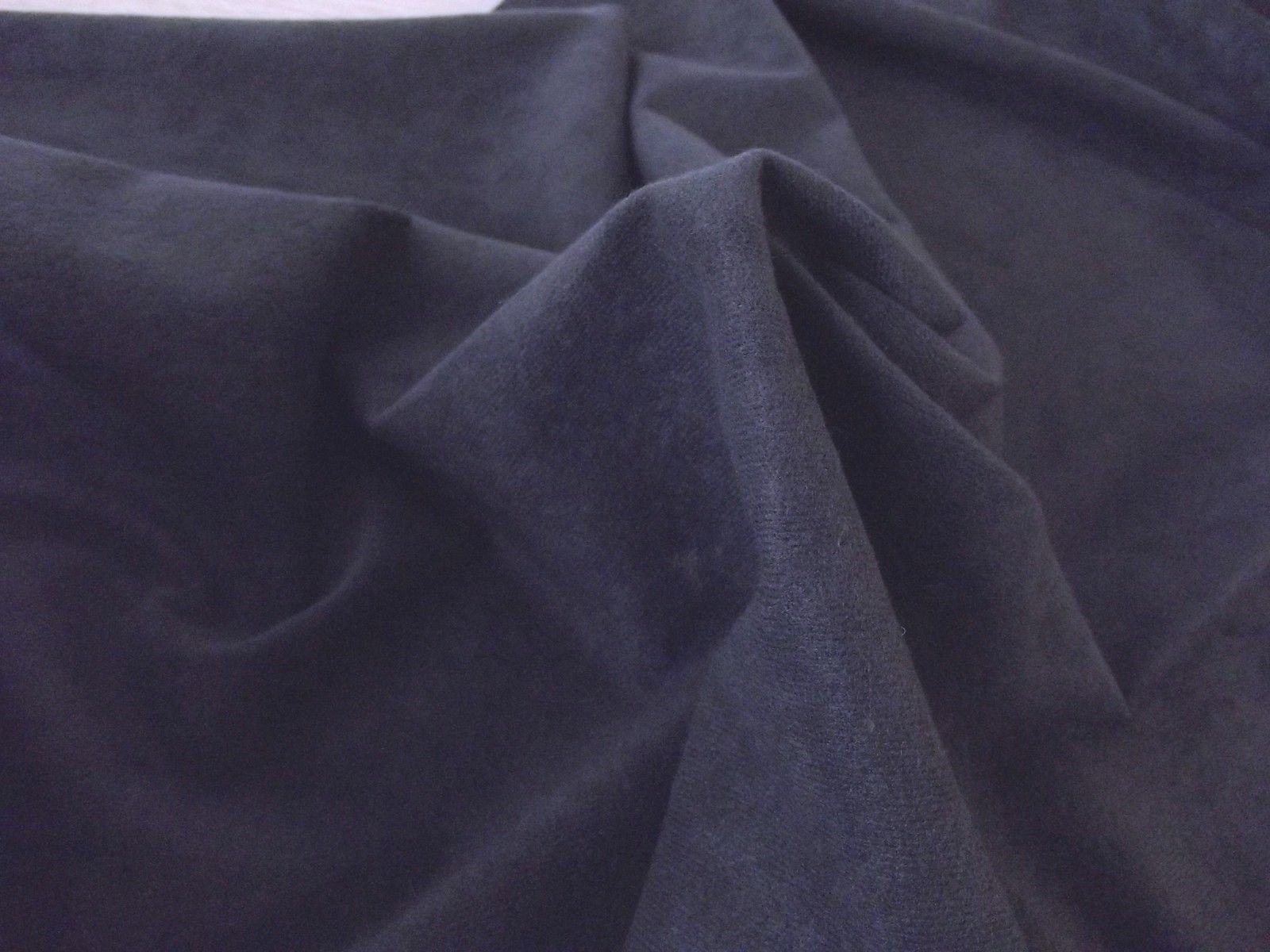 Faux Suede Suedette Fabric Material 170g - Navy, 1Mtr 150cm x 100cm