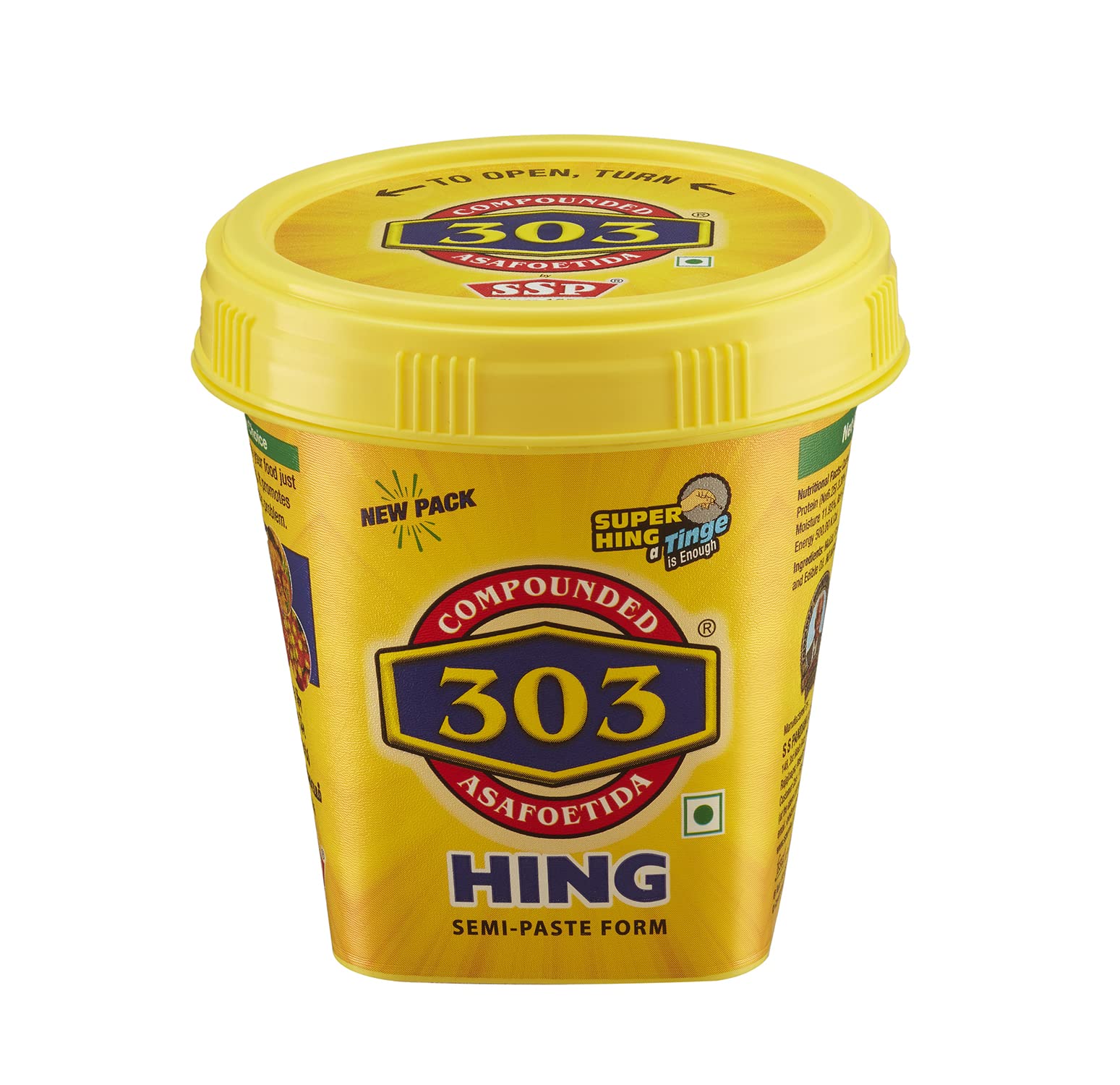 SSP 303 HING (STRONG ASAFOETIDA) 125g Jar - Classic Choice which comes in Semi-Paste Form, HING