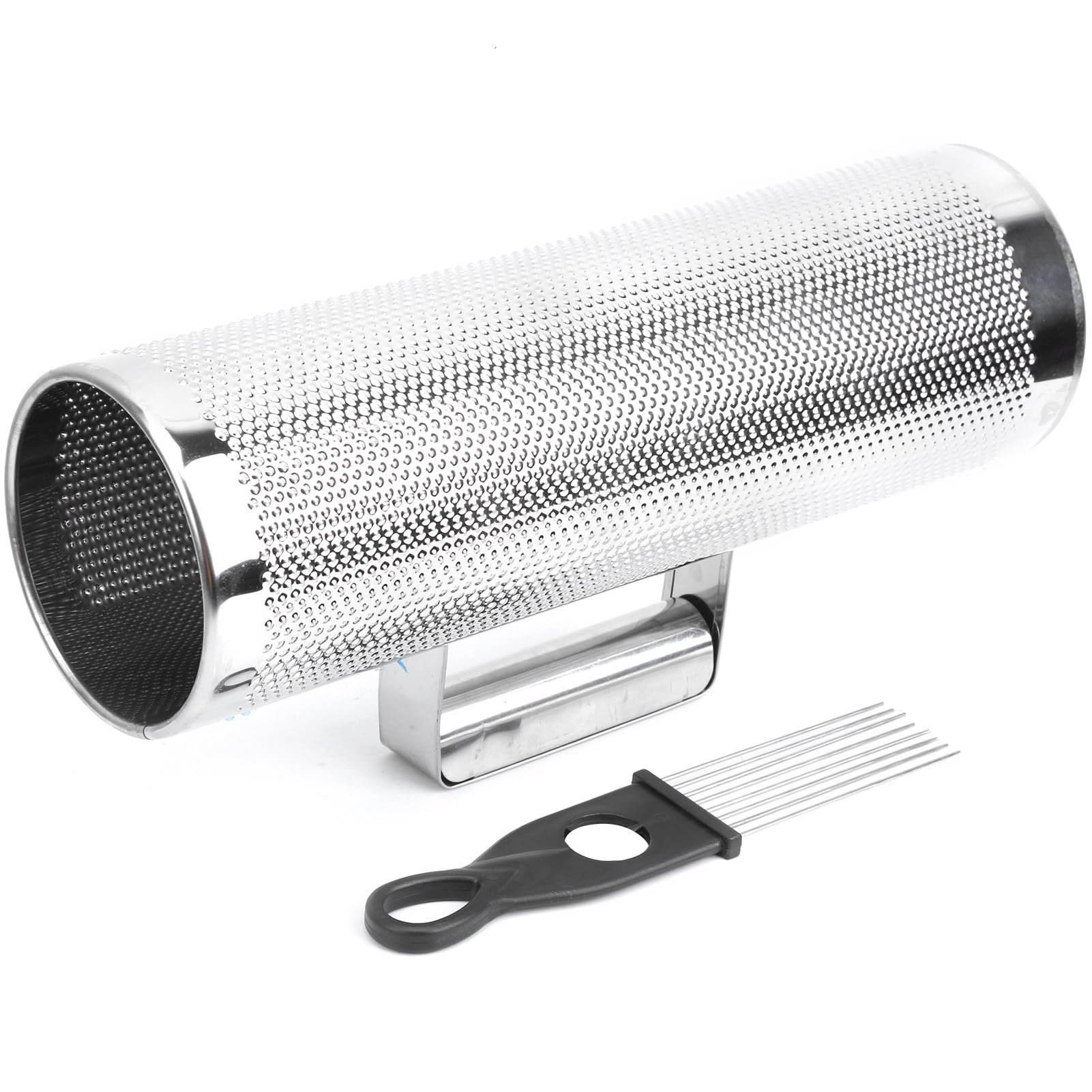 Guiro Shaker Percussion Instrument, Metal Guiro with Scraper Instrument, Aluminum Guiro Shaker for Musical Training Tool