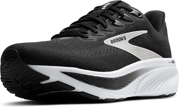Brooks Men’s Ghost 17 Neutral Running Shoe - Black/Grey/White - 12 Medium