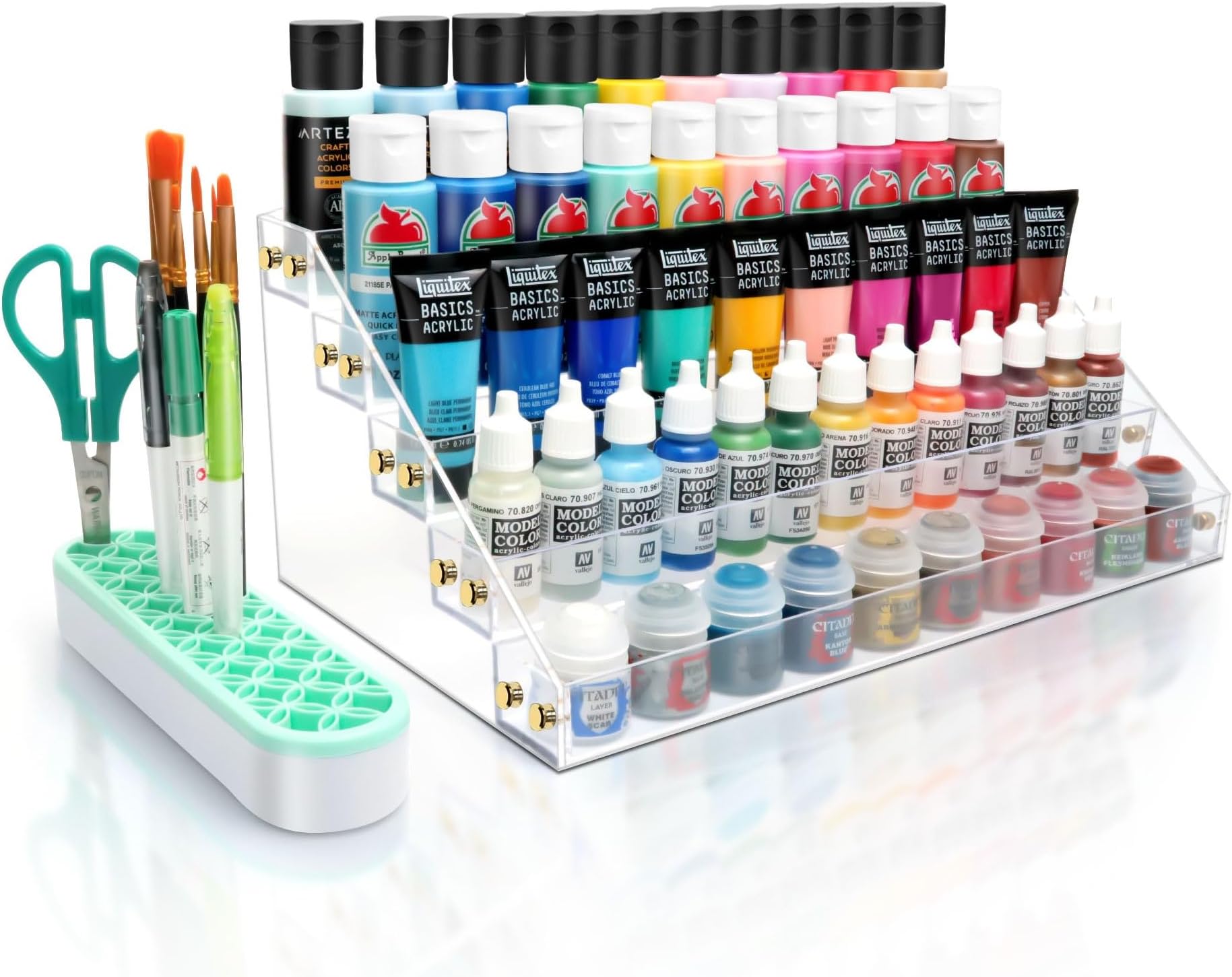 4 Layers Acrylic Paint Organizer Paint Holder Perfect for