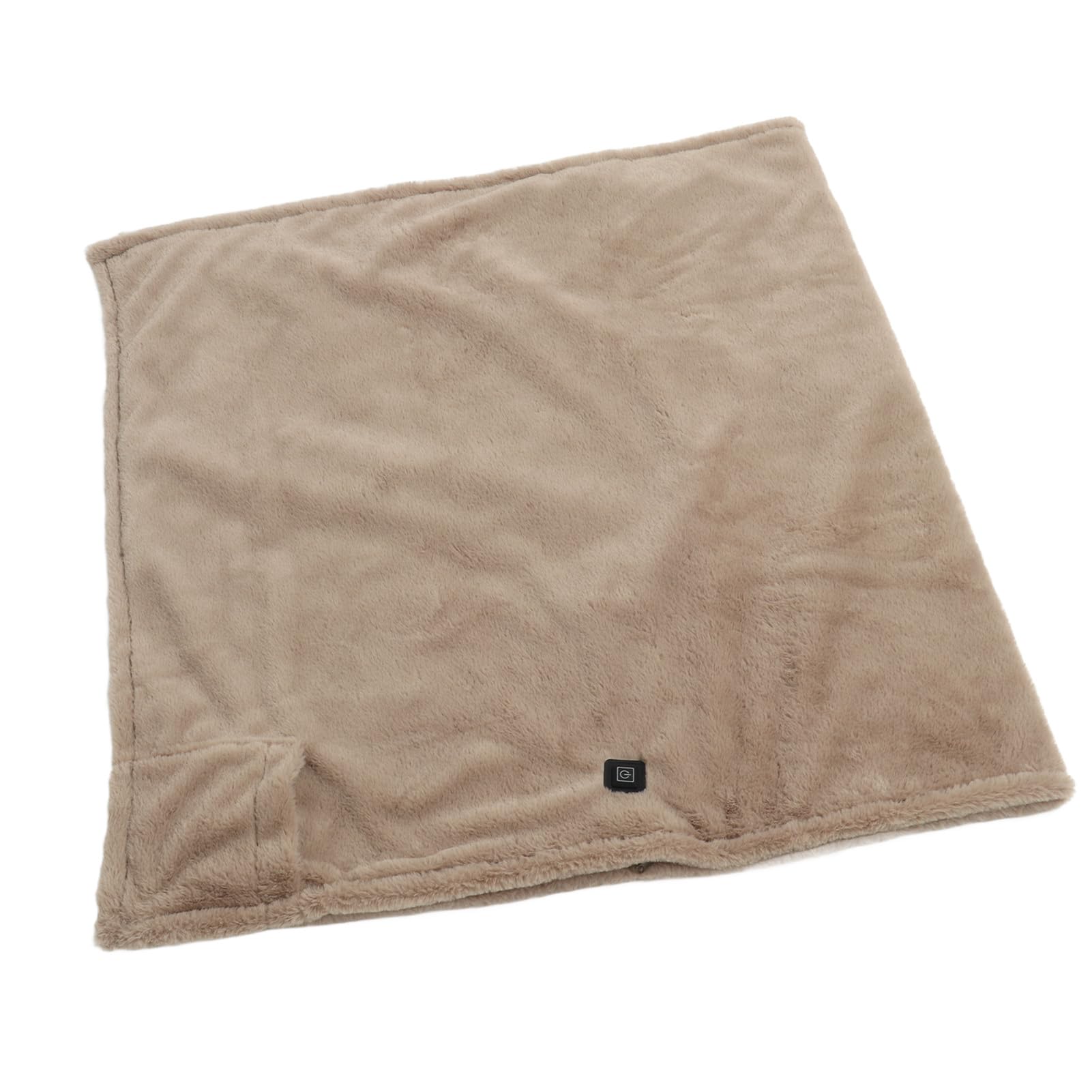Couverture Chauffante Douce de 1,5 M de Long avec Interface USB pour des Siestes Confortables dans Le Salon