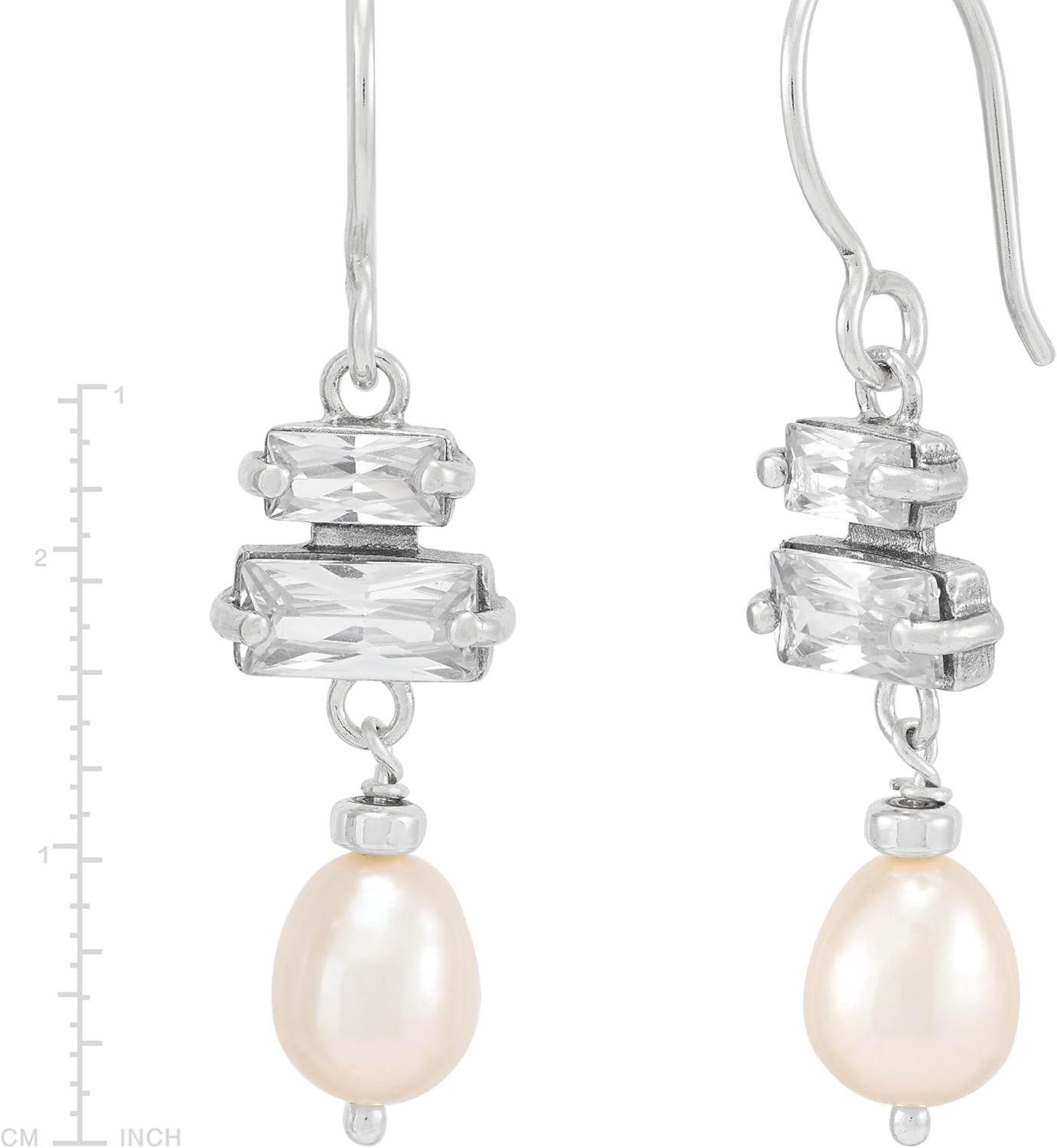 Silpada 'Every Moment' Sterling Silver Mixed Stones Drop Earrings