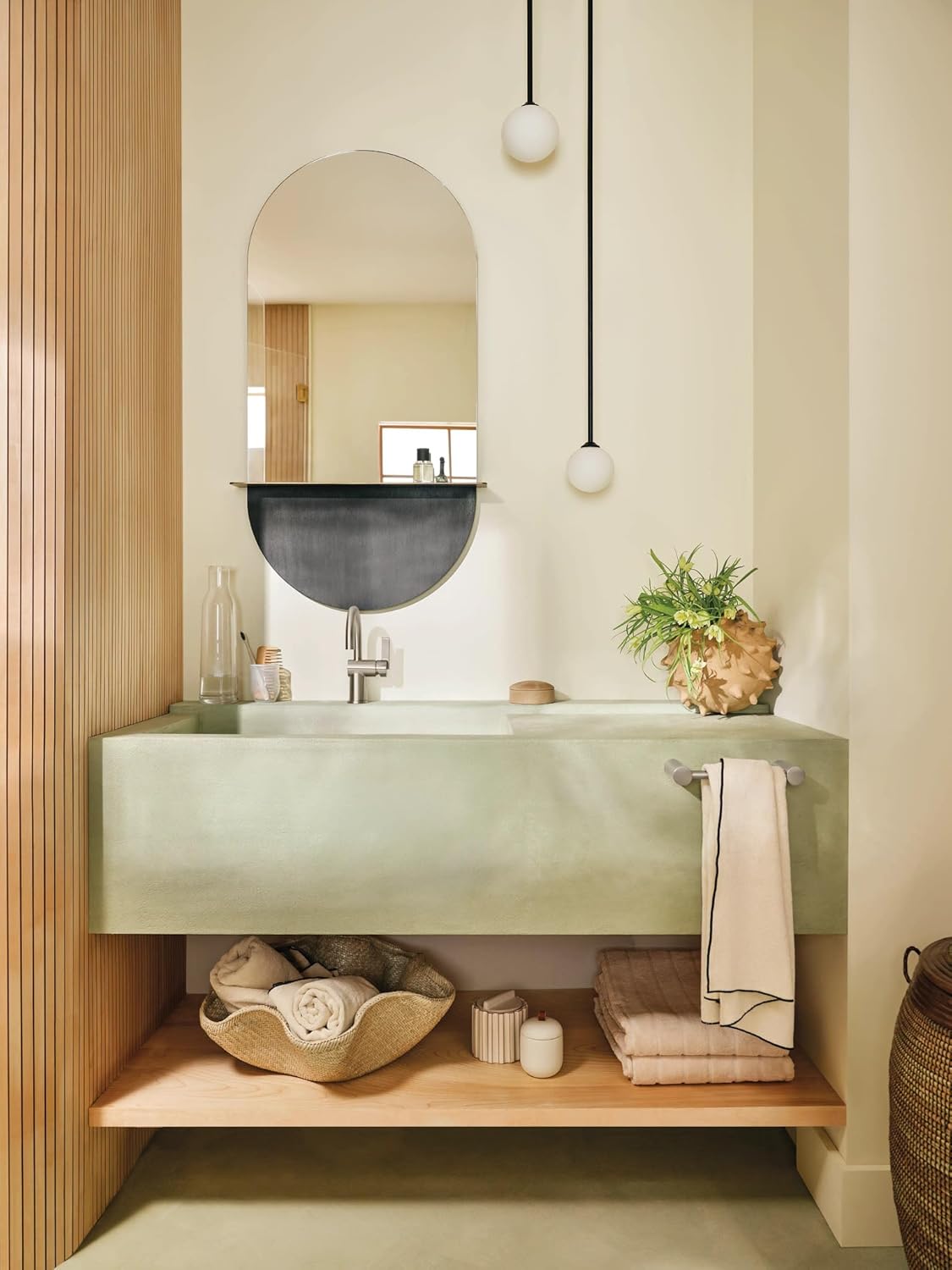 Moen 6221BN Cia Single Handle Bathroom Sink Faucet with Optional Deck Plate Included, Brushed Nickel