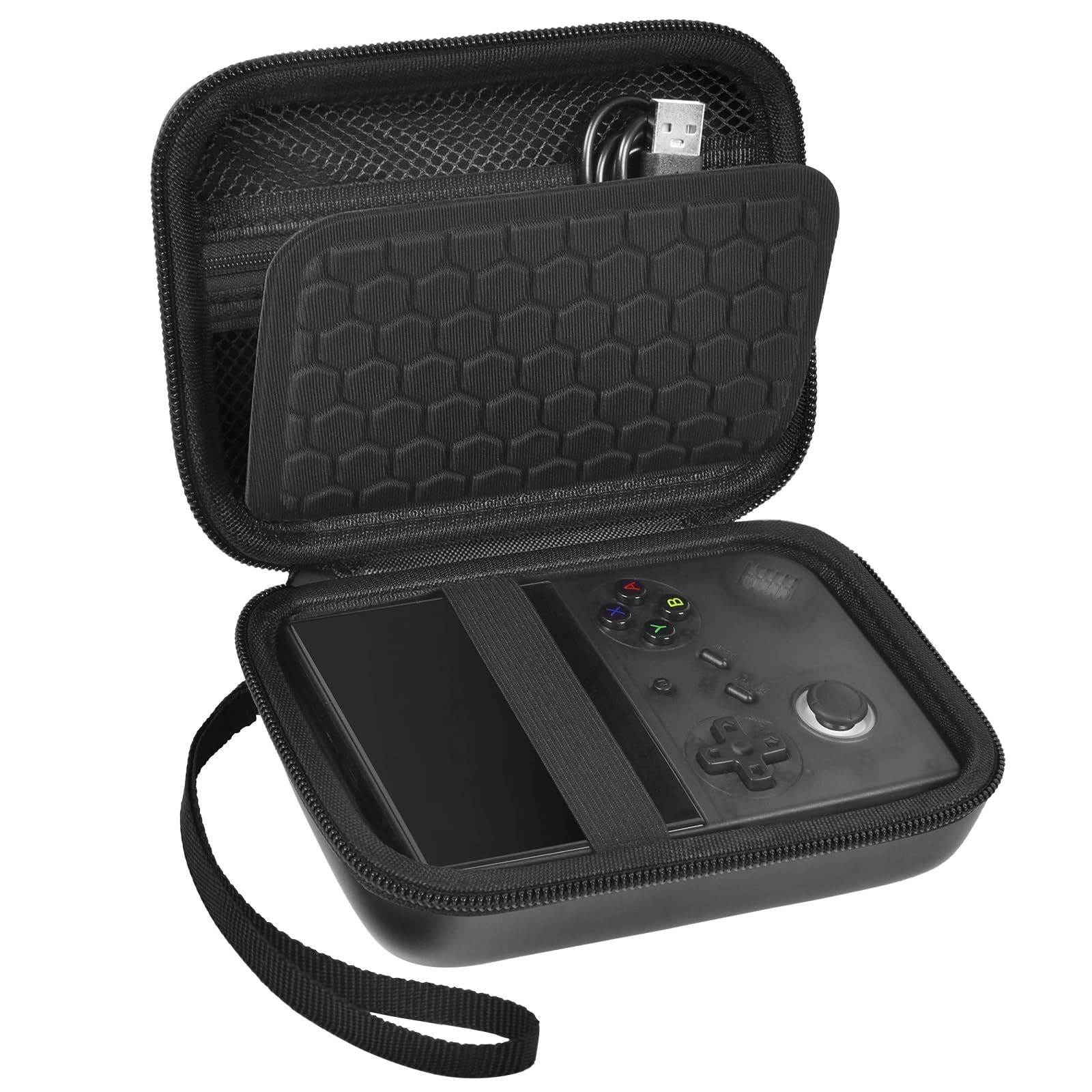 PAIYULE Travel Case Compatible with RG40XX V Retro Handheld Game Console, Handheld Emulator Storage Holder Organizer, Android Game Console Carrying