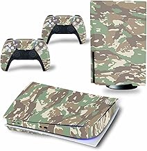 BUCEN for PS5 Skin Disc Edition & Digital Edition Console and Controller Vinyl Cover Skins Wraps Scratch Resistant, Compatible 21754 Anti Scratch (Size : Disc Version)