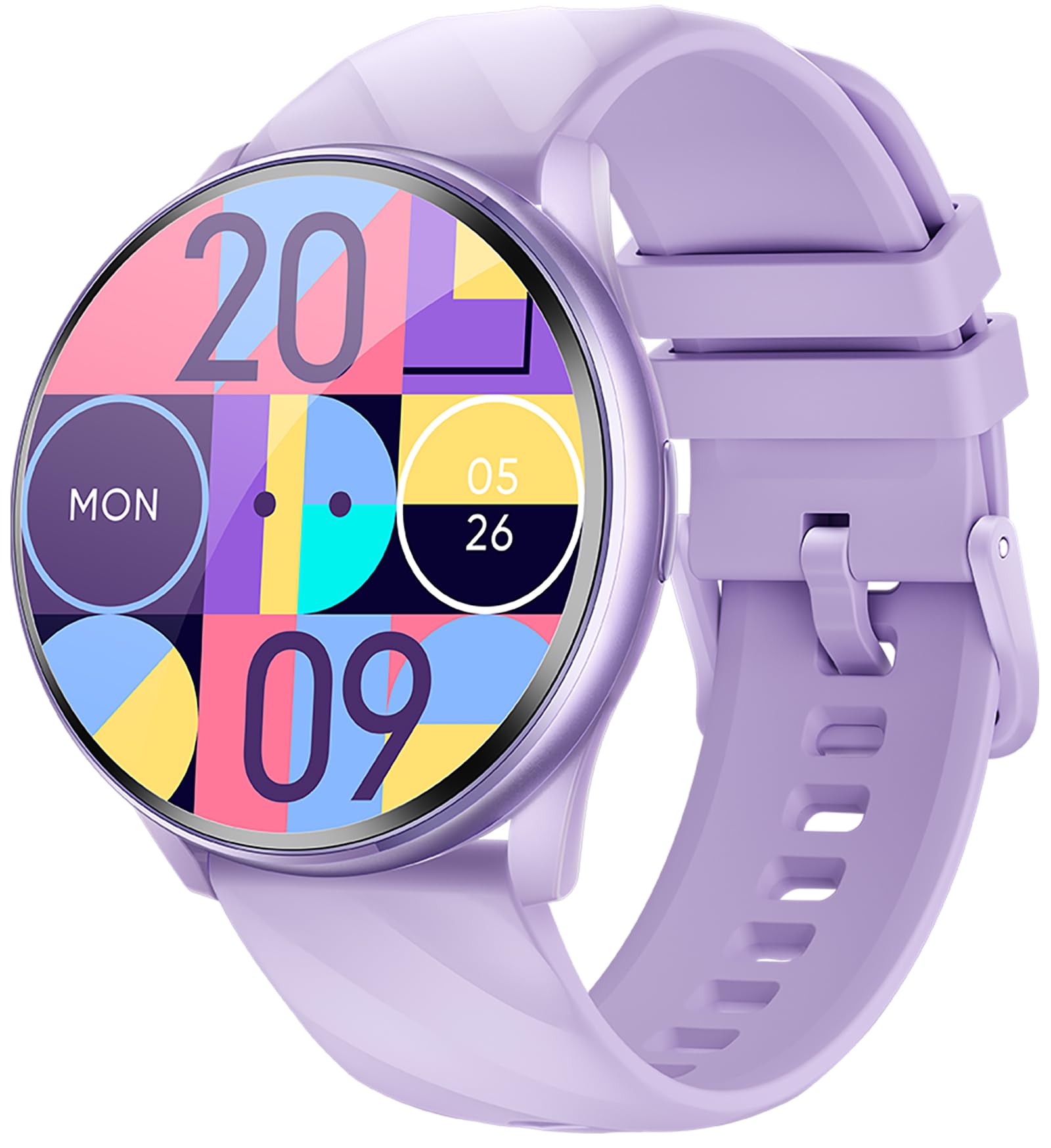 Yihou Smart Watch viola per uomo donna fare/rispondere alle chiamate Reloj Inteligente con frequenza cardiaca/monitoraggio del sonno/100+ modalità sport/pedometro smartwatch per telefoni Android