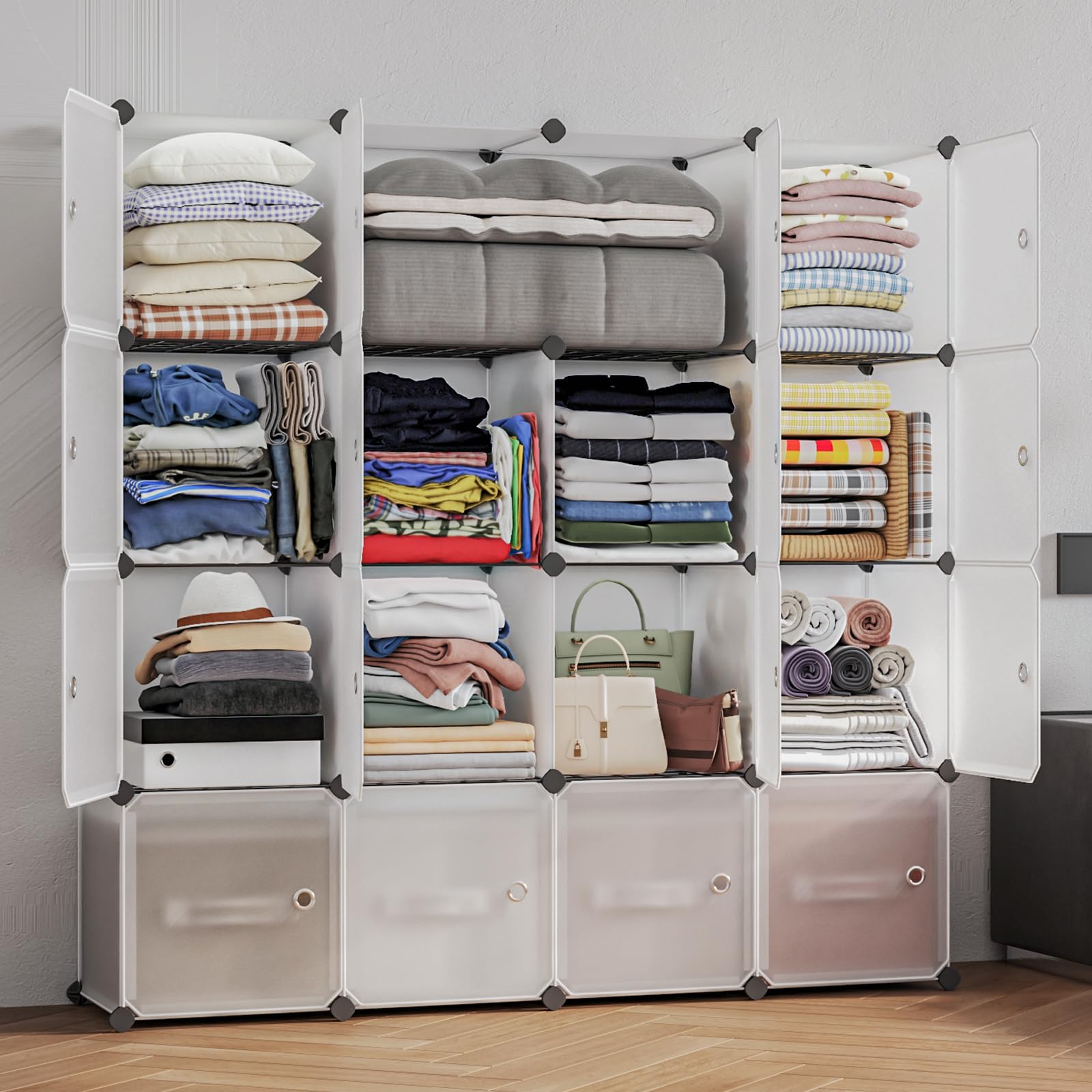 Amazon.com: MAGINELS Cube Storage Organizer,16-Cubes Shelf Unit  display picture 1