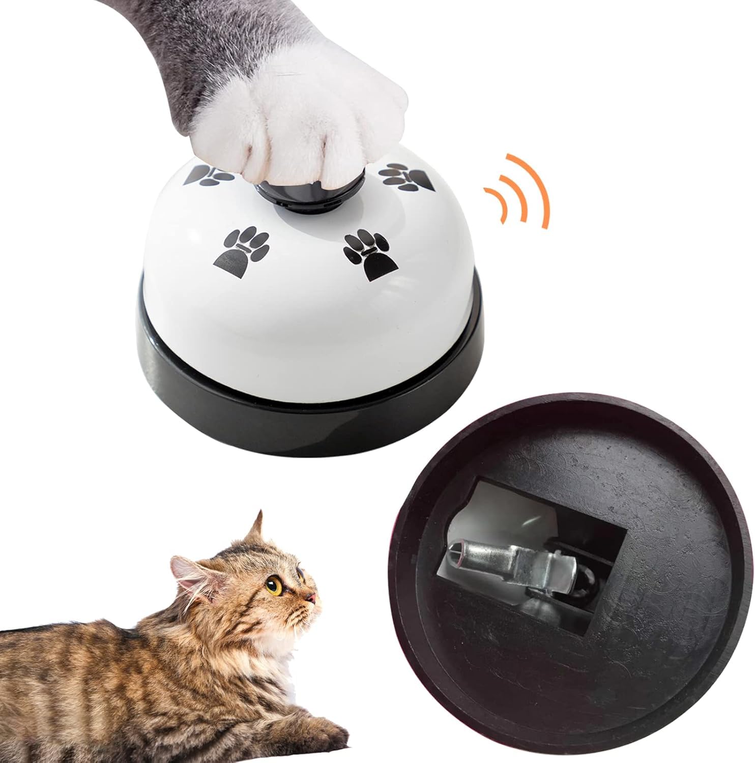 Campane per Cani,2 Pezzi Campanelli per Animali Domestici,Campane da Allenamento per Animali Domestici per Vasino per Cuccioli per Addestramento e Comunicazione