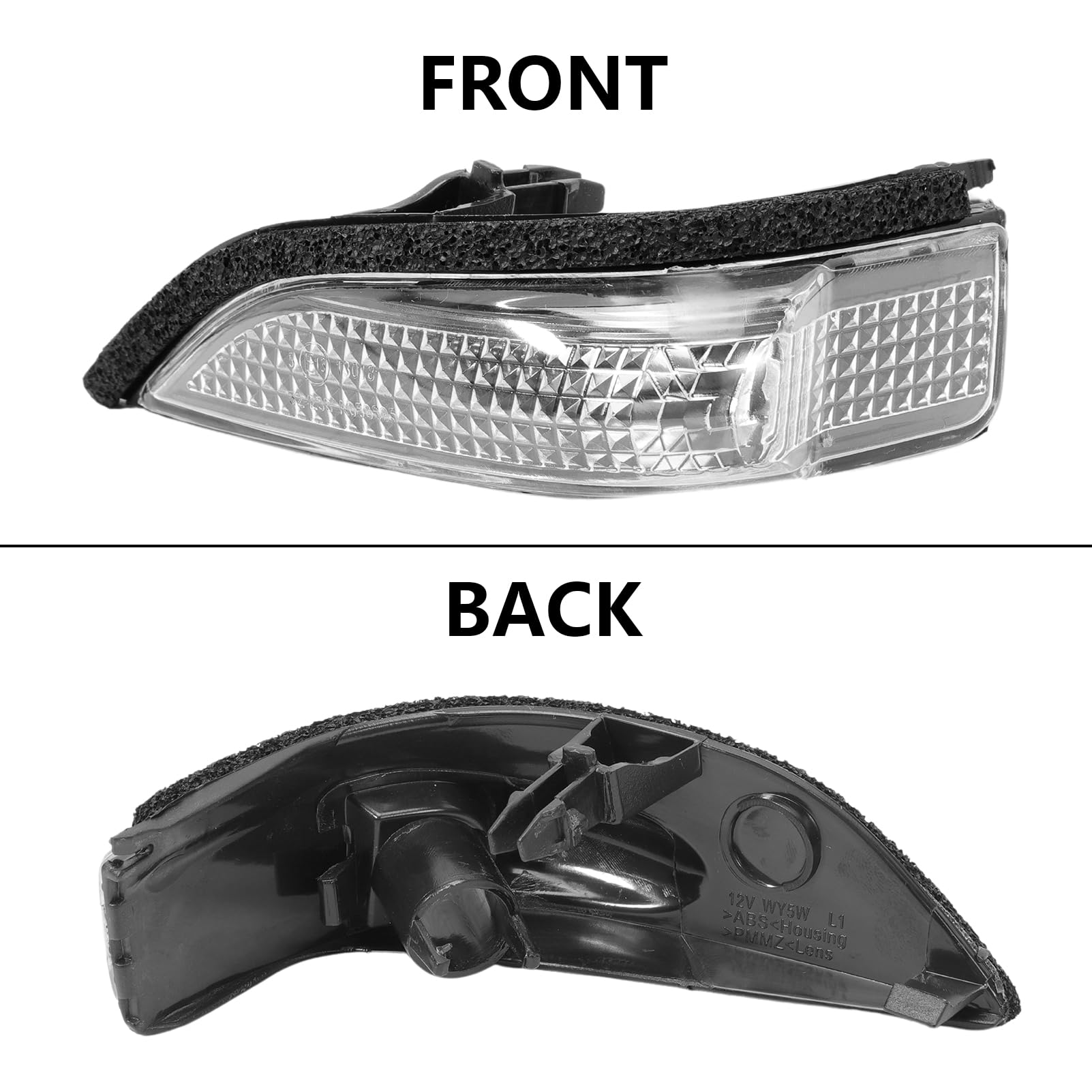 1 pezzo Freccia Sinistro luce Specchietto Laterale Indicatore di Direzione per YARIS (XP13) 2011-2020 (Lato Conducente) 817410D020 817400D020