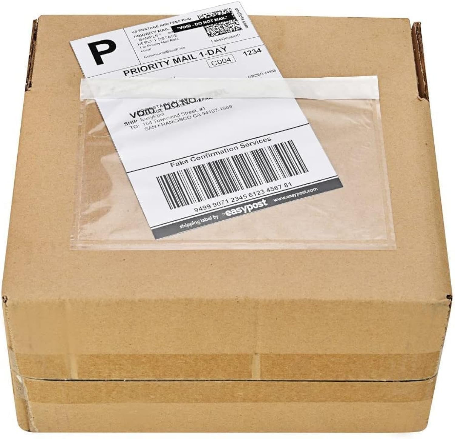 9527 Product 19.1 x 14 cm, transparent, self-adhesive, pack of 100