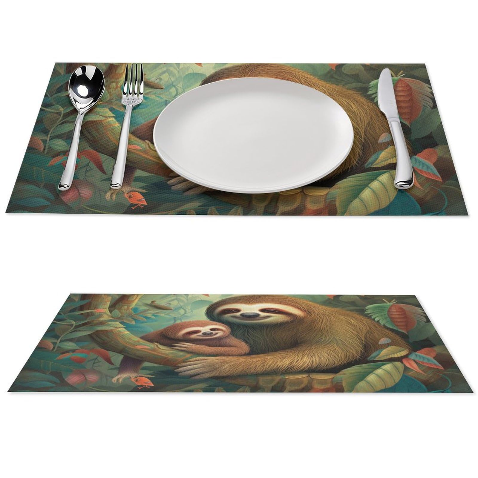 Sets de table antidérapants résistants à la chaleur lot de 6 lavables