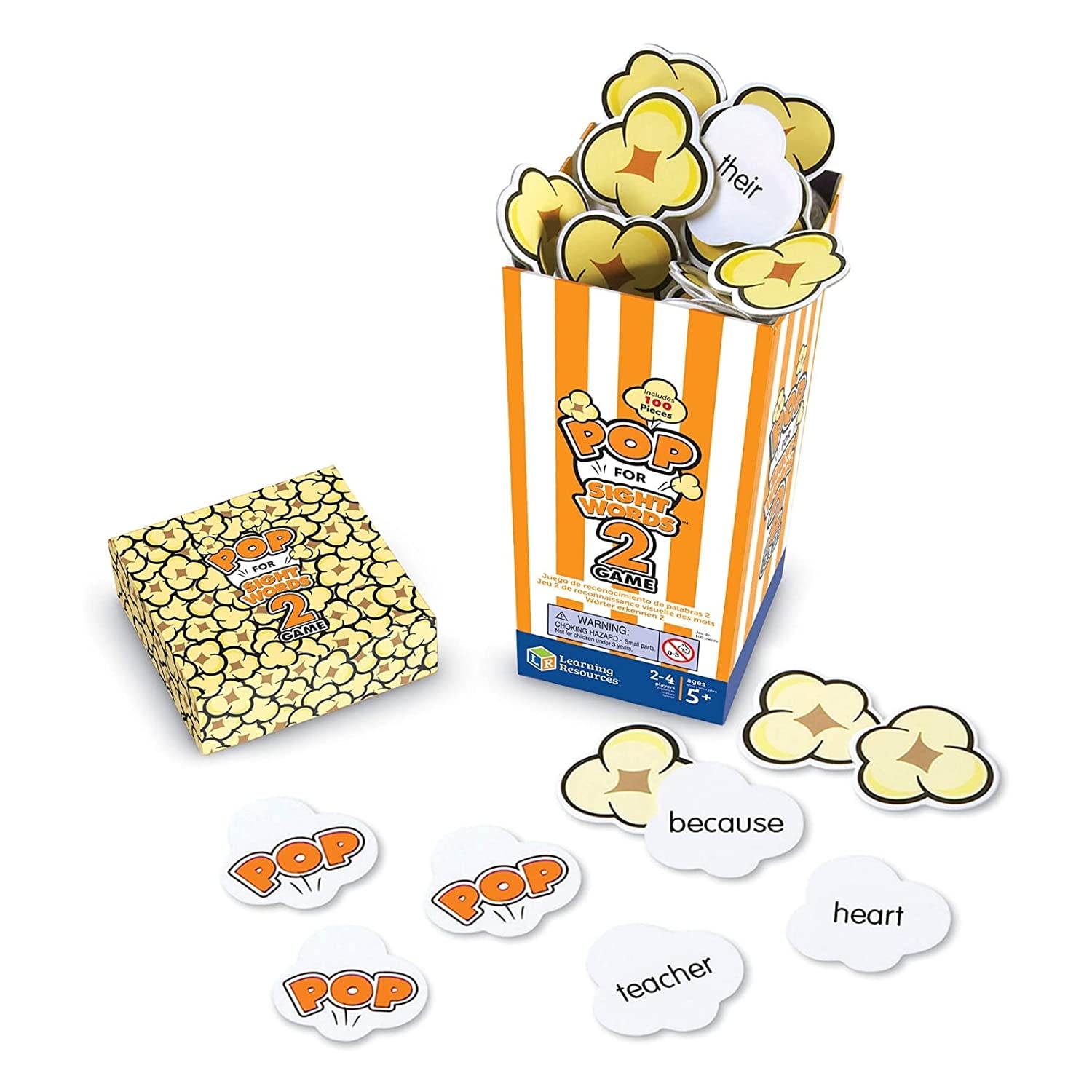Learning Resources Pop Games - Pop for Sight Words 2 Popcorn Site Words 2 LER 8630