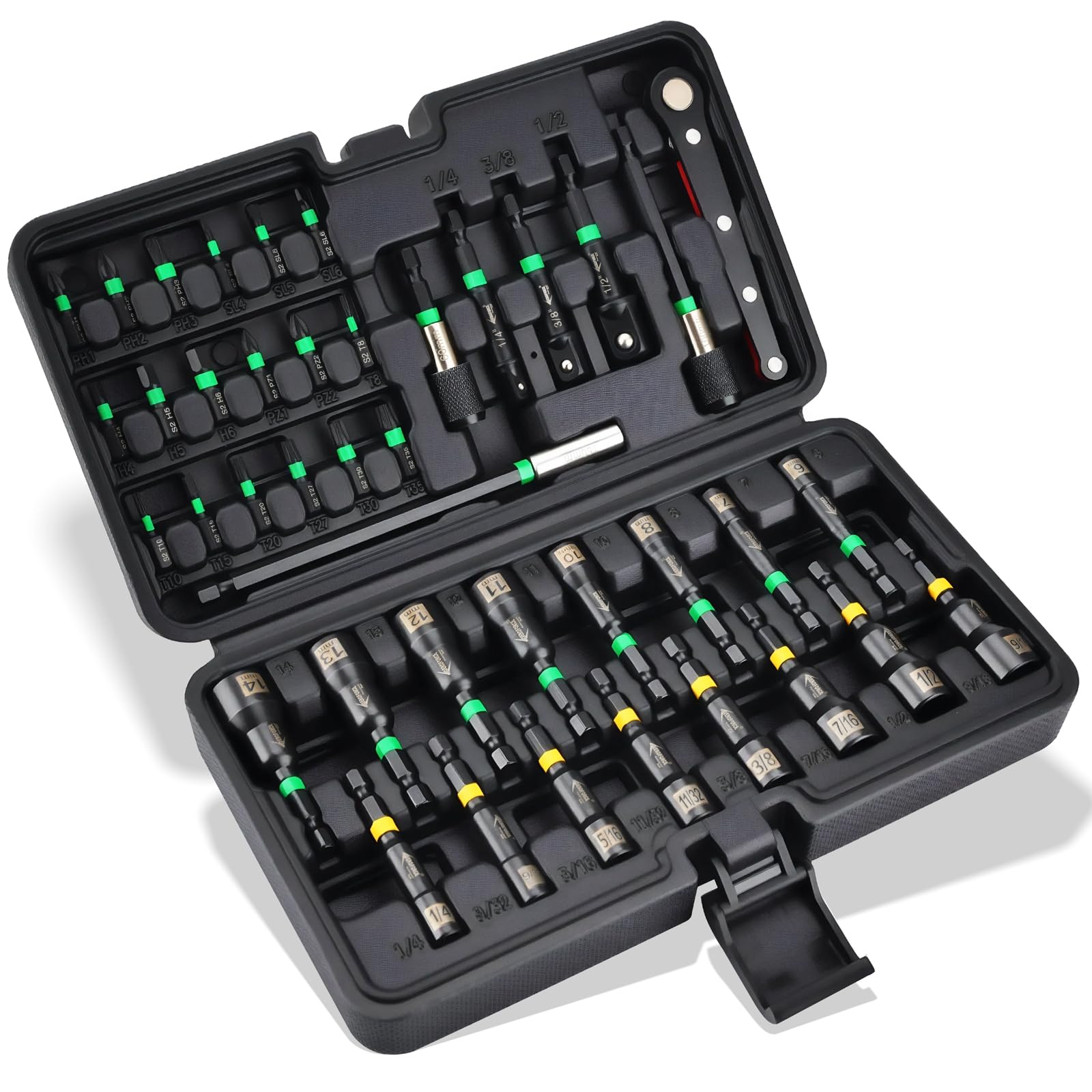 AEROFORCE 41 PCS Magnetic Nut Driver Set