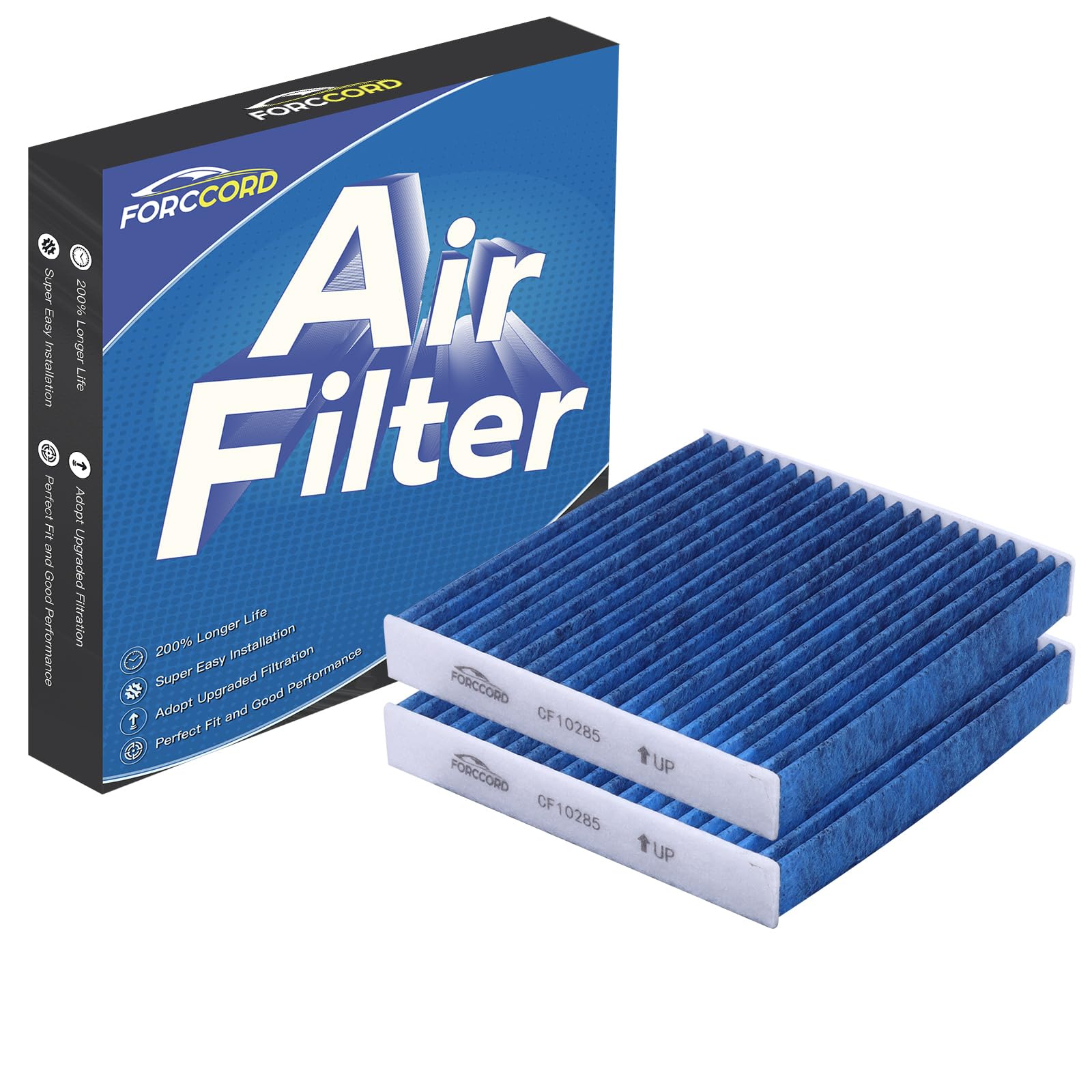 2-Pack Cabin Air Filter Fits for KIA Soul 2014-2019 Soul EV 2015-2017 2019 Activated Carbon Cabin Filter Replacement