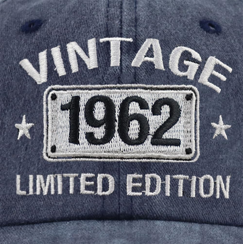 Vintage 1964 1963 1962 1961 1960 1959 1958 1957 1956 1955 Limited Edition Adjustable Embroidered Baseball Cap - Image 2