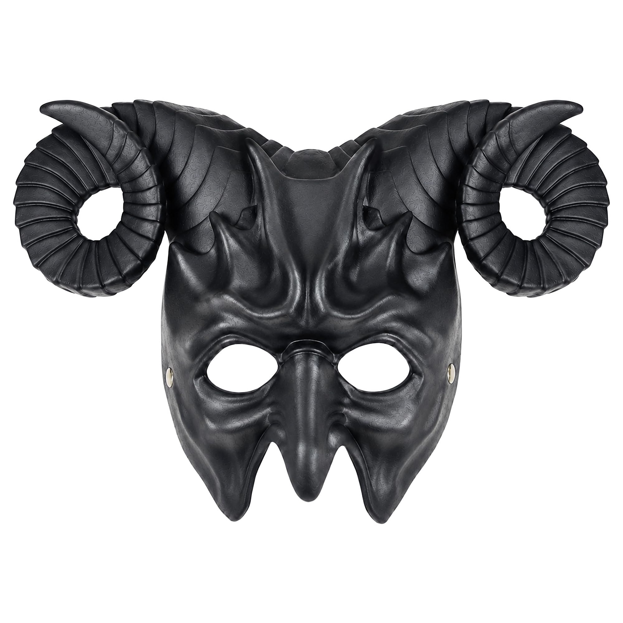 Alaxciax Devil Goat Horned Mask for Adults