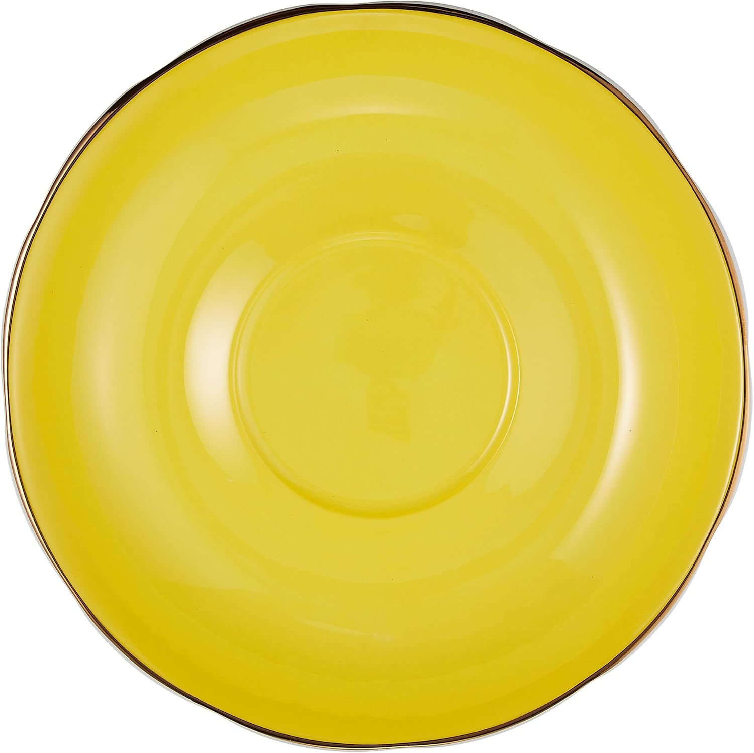 Royal Arden 37142 Coffee Tea Cup and Saucer Set, Pottery, Microwave Safe, Bone China, 8.5 fl oz (250 ml), Floral Rose, Yellow