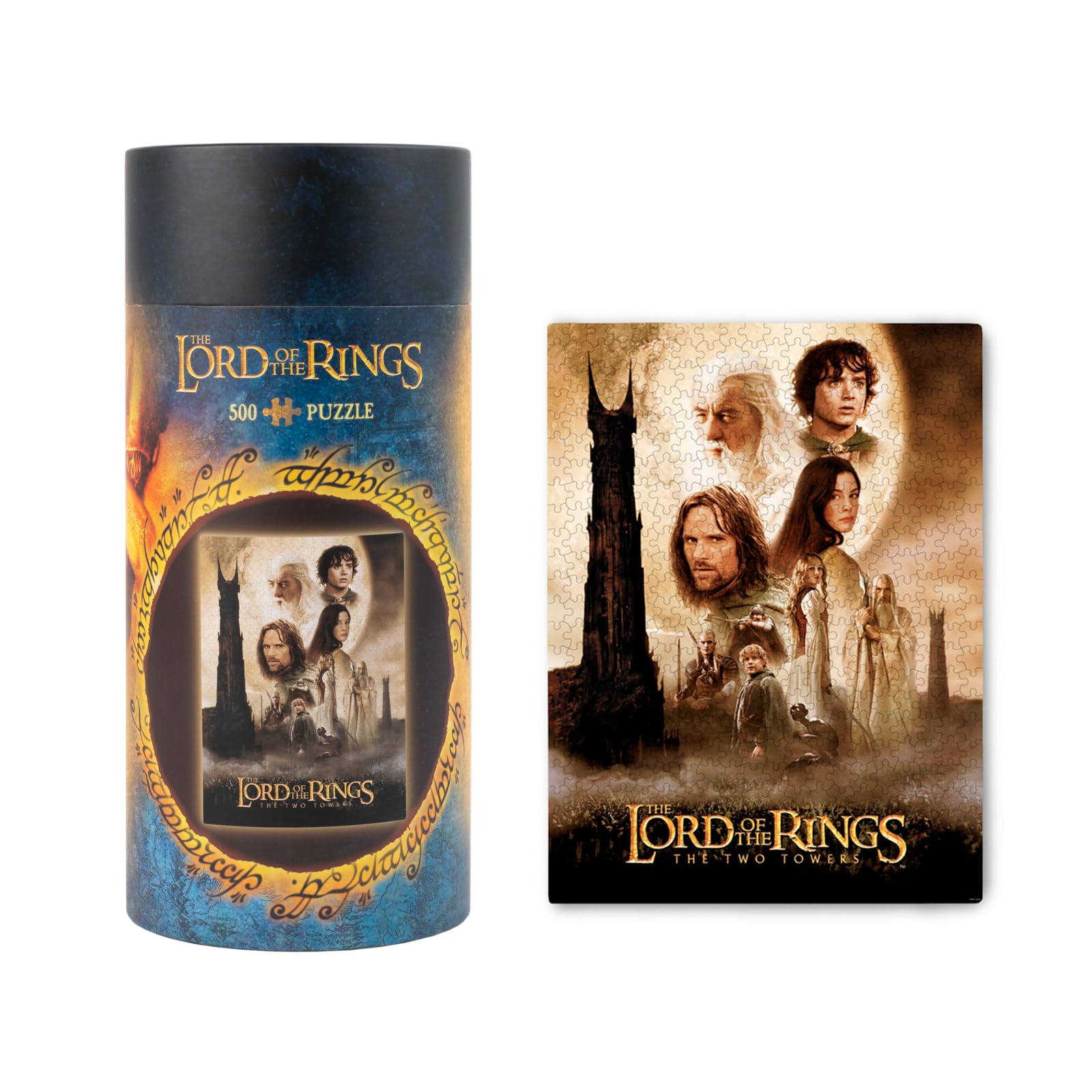 Grupo Erik The Lord of the Rings Puzzle | 500 Piece Jigsaw Puzzles 24 x 17 inch - 61 x 45.7 cm | Includes Gift Box & Poster | Home Decor, The Lord of the Rings Gifts, LOTR Gifts