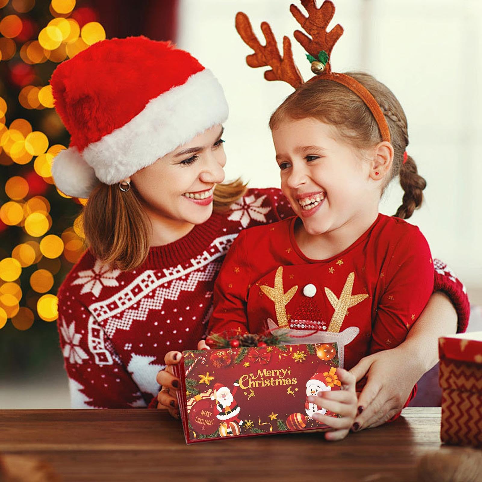 Sobres De Dinero Navideños - Tarjetas con Sobres para Regalo En Efectivo | Decoración Navideña para Padres Madres Abuelos Organizadores De Eventos,Detalles para Calcetín De