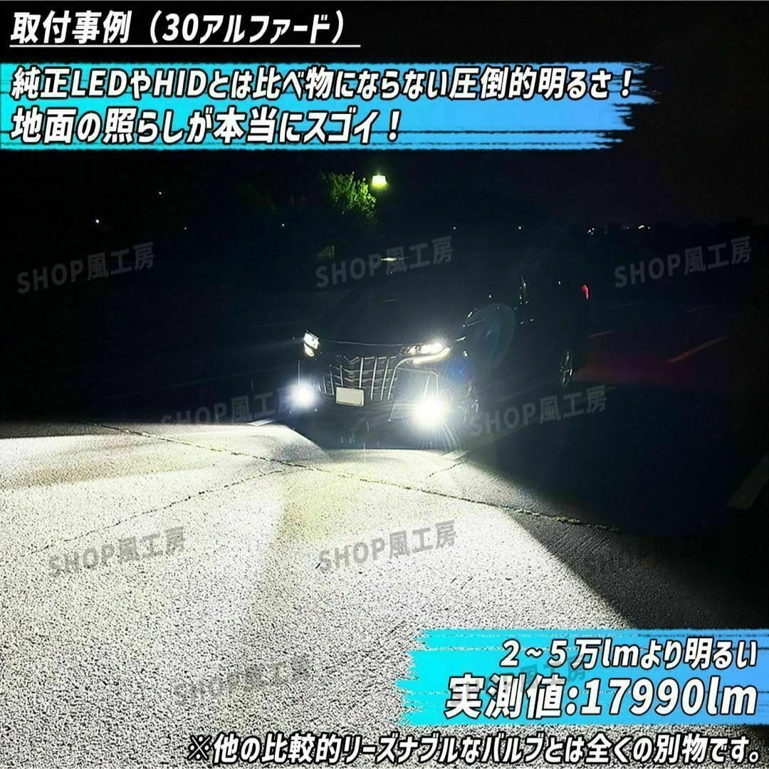 Amazon.co.jp: 車 HB3 ヘッドライト ハイビーム LED ホワイト NUTSLAMP 
