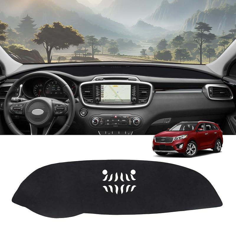 Capa para Painel em Flanela ZZEQYG compatível com Kia Sorento L LX S EX SX SXL 2021–2025