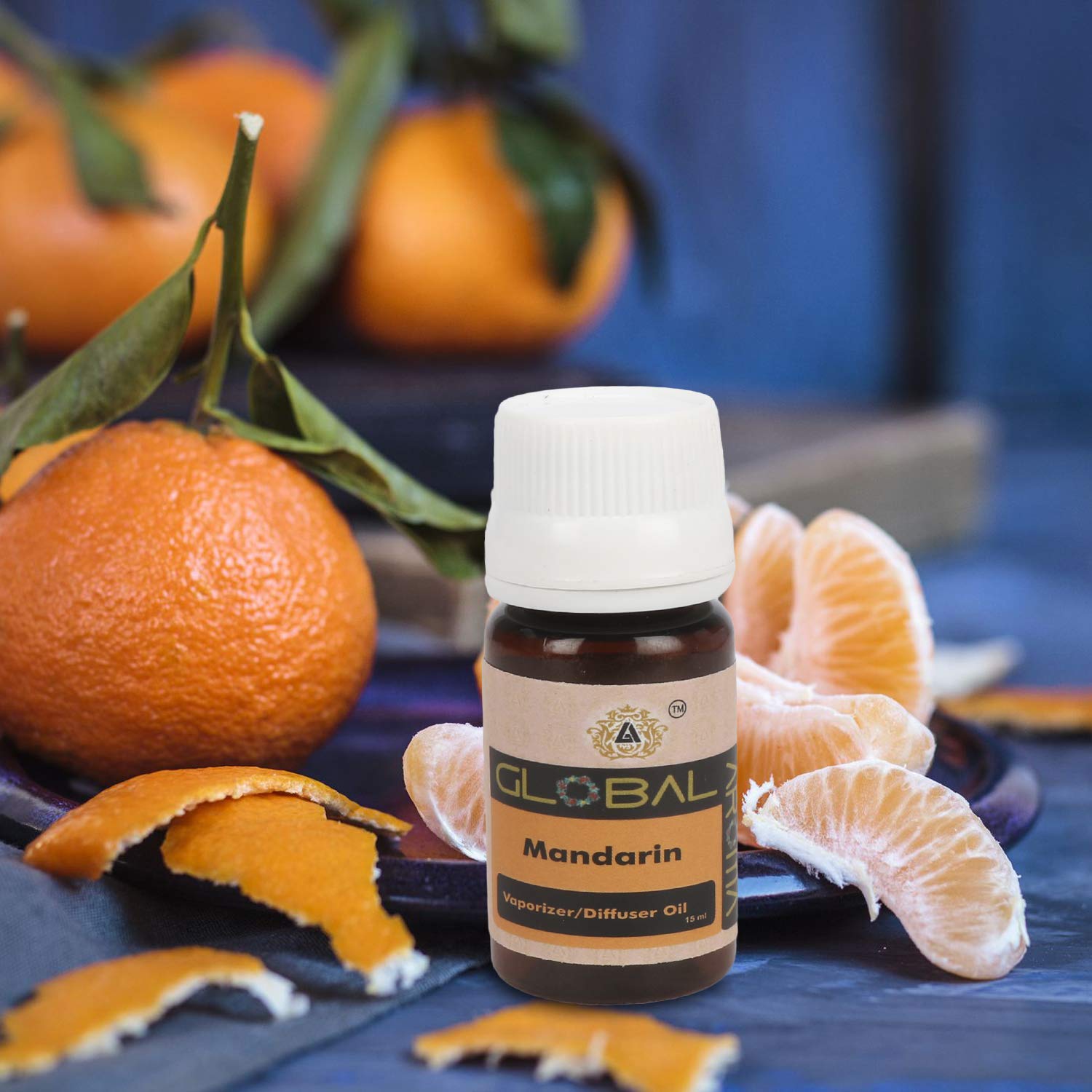 Mandarin Diffuser Oil for Relax Calm Mood, Natural Homely Fragrance, Anxiety Free Sleep & Pure Aromatherapy (15 ML)