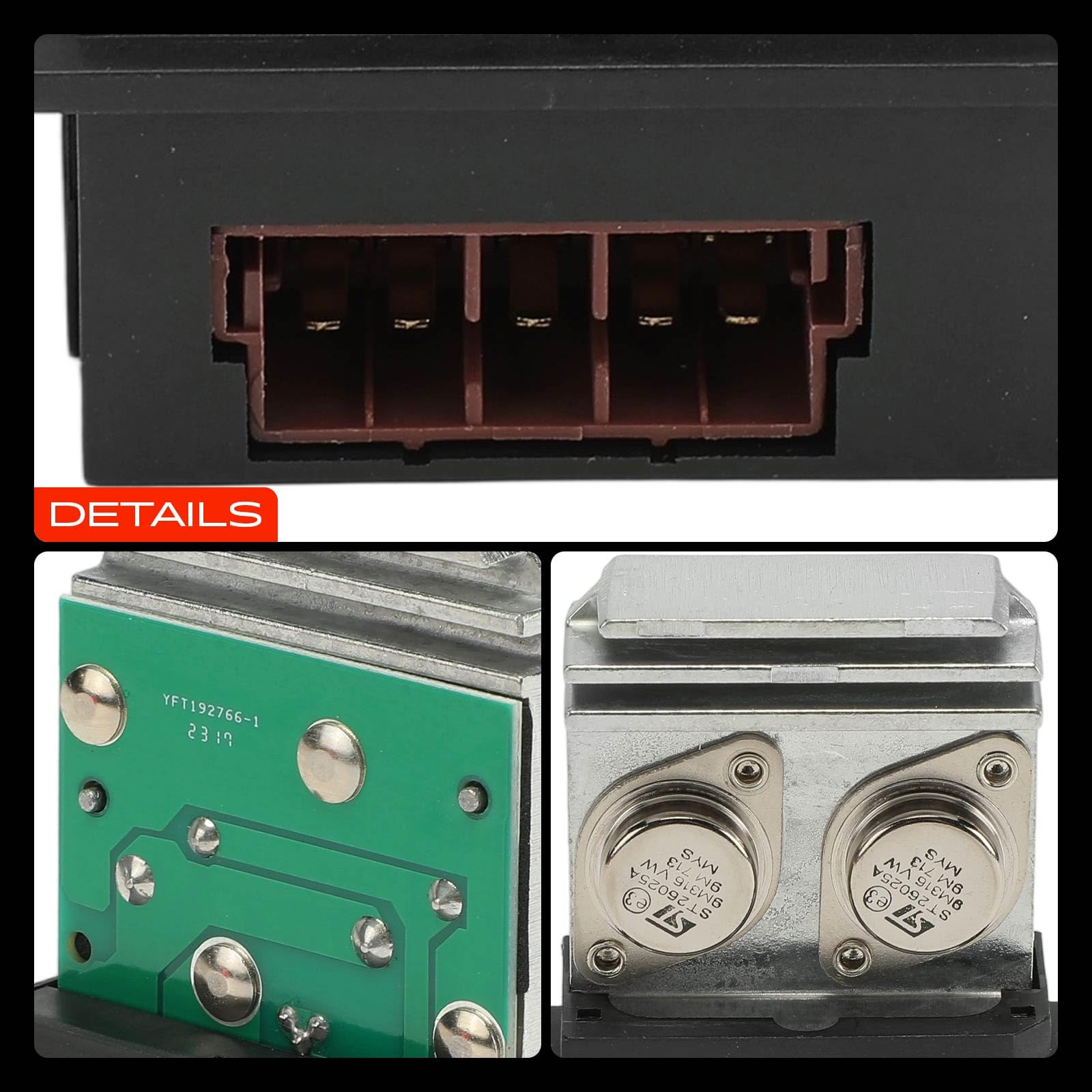 Frankberg Resistenza Ventola del Motore 9-Poli Compatibile con Vectra B J96 1.6L-2.6L 1995-2002 Vectra B Caravan J96 1.6L-2.6L 1996-2003 Vectra B CC J96 1.6L-2.6L 1995-2003 Replace# 1808444