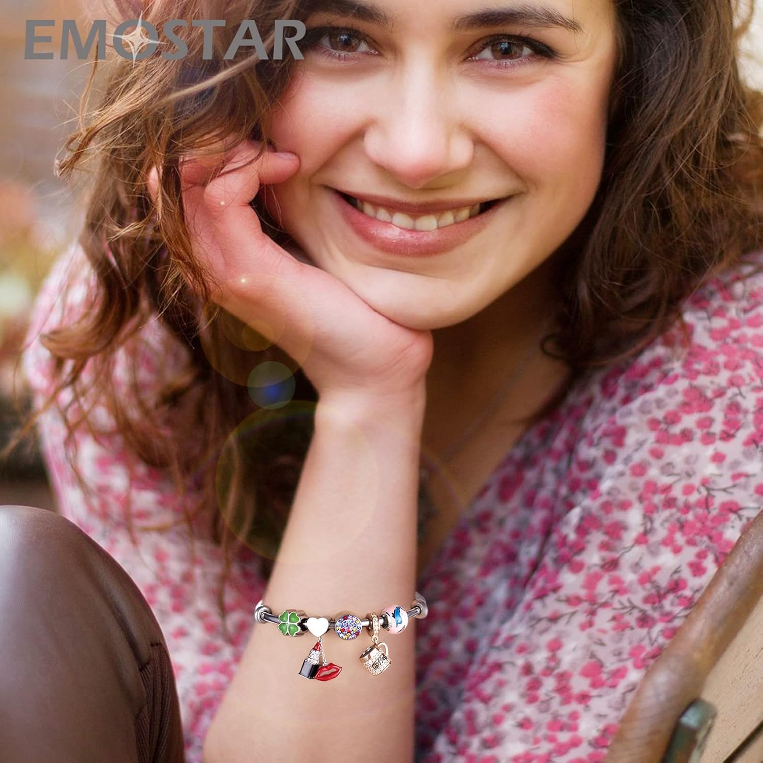 Love Coffee and Champagne Drink Charms, 925 Sterling Silver Coffee Cup Wine Glass Pineapple Beverage Strawberry Charms, Ice Cream Cone,Cocktail Goblet,Corn,Mushroom,Candy Pendant for Women Bracelet