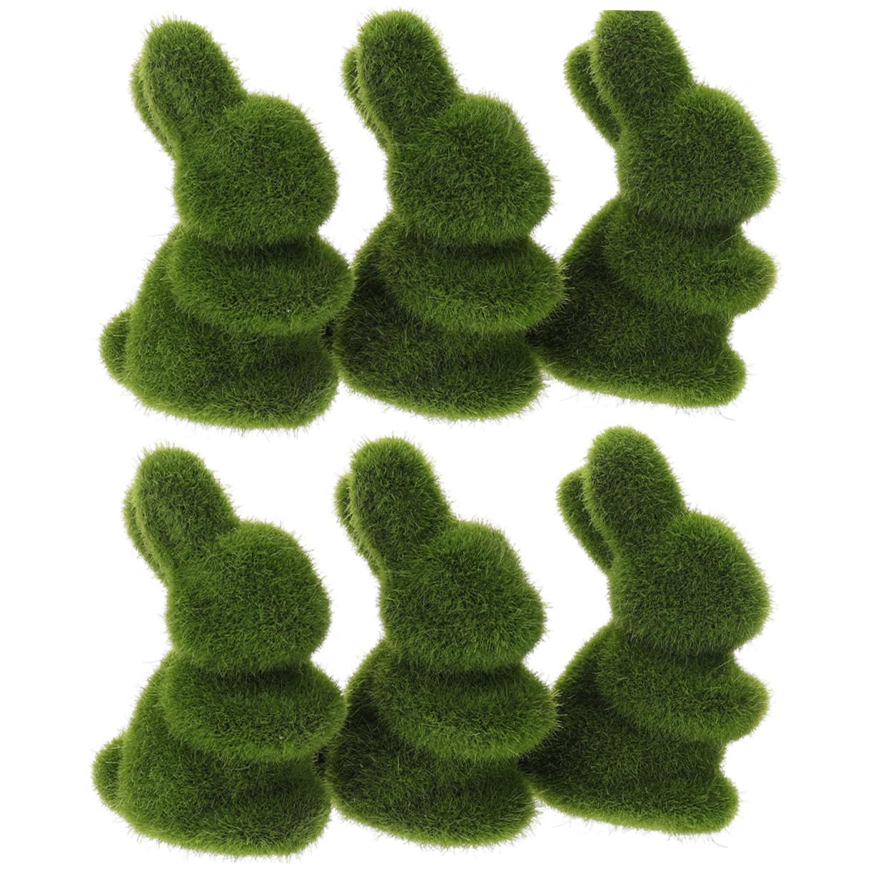 STOBAZA 30stücke Dekorative Osterrabbit Figuren Aus Moos Lebensnahe Deko Für Tisch Und Party Niedliche Kunsthandwerk Osterhasen