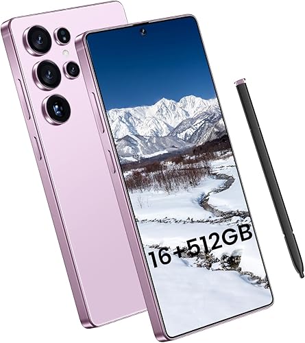 I25 Ultra Smartphone 16 GB de RAM, 512 GB de almacenamiento, batería de 7000 mAh, pantalla de 6.99 pulgadas, Android 14, lápiz óptico incorporado,