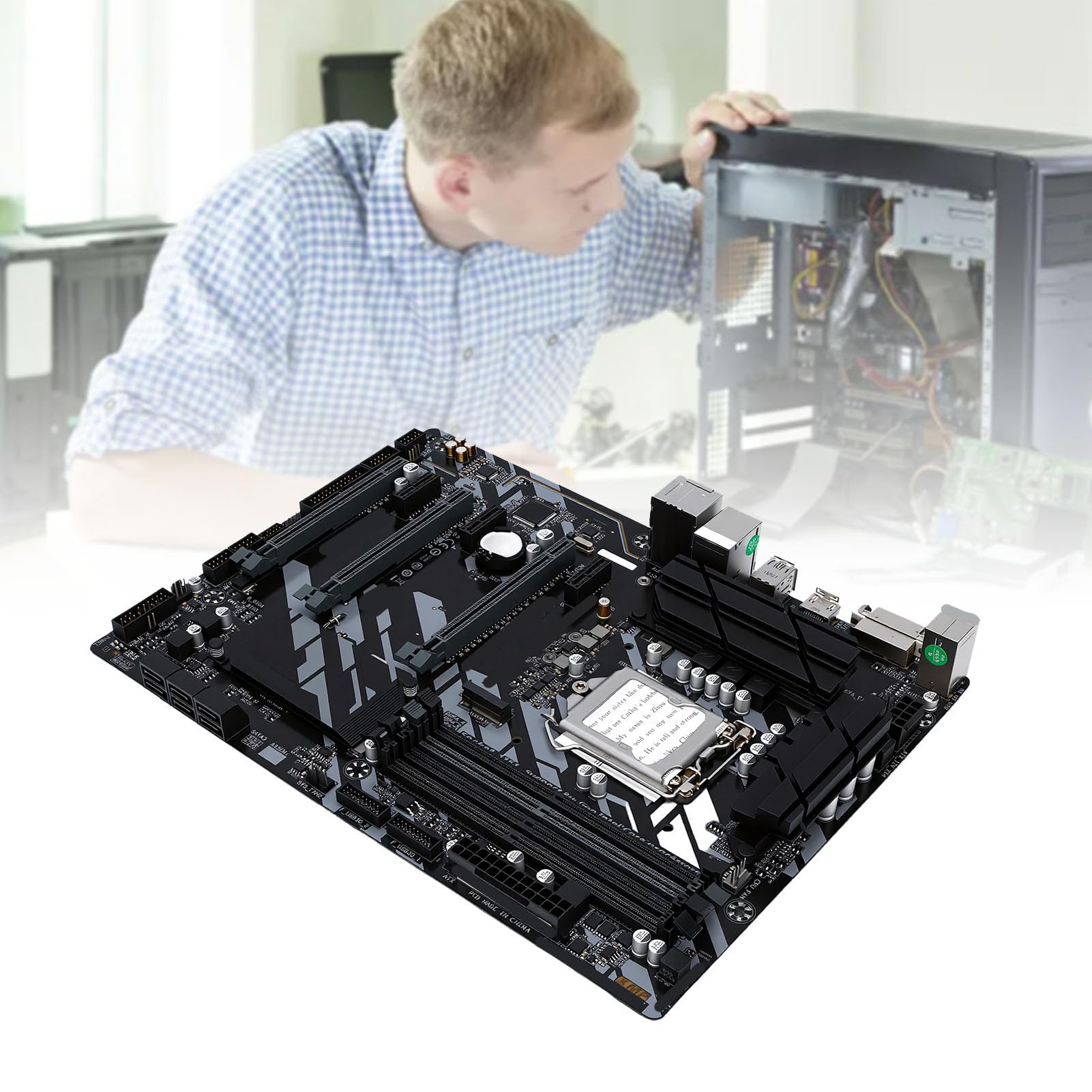 Carte Mère Z370 HD3 ATX LGA1151, USB 3.1, 4X DDR4 DIMM, pour