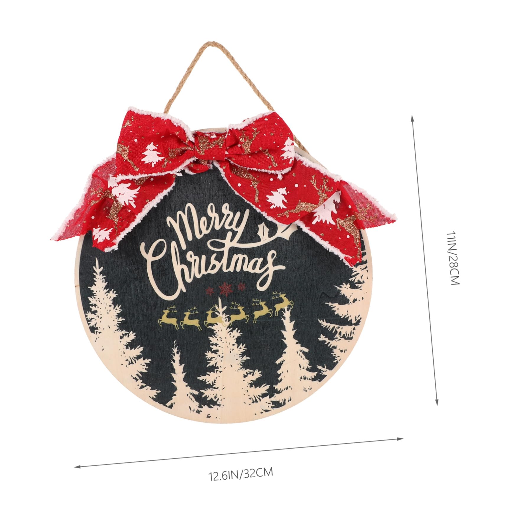 TOPBATHY 6 Pezzi Addobbi Natalizi Appendiabiti Rustico D'attaccatura Dell'albero Di Natale Impiccagioni Di Festival Ornamenti Natalizi Decorazione Della Finestra Arredamento Di Legno