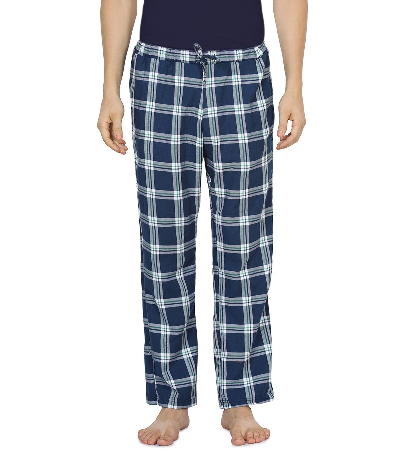 semantic Men's Cotton Checkered Pajama-picture-47