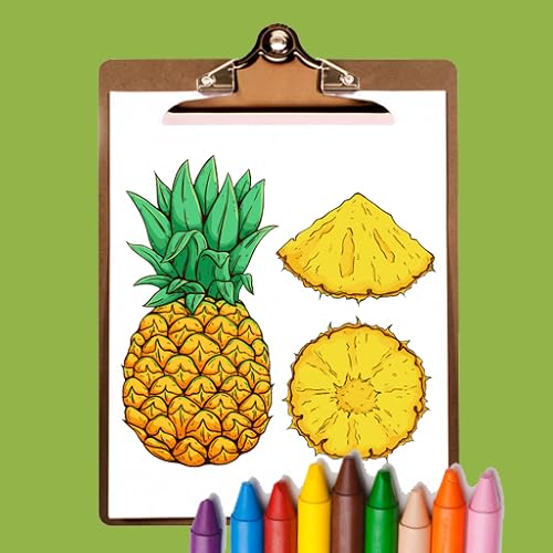Fruit Vegetable Coloring Book