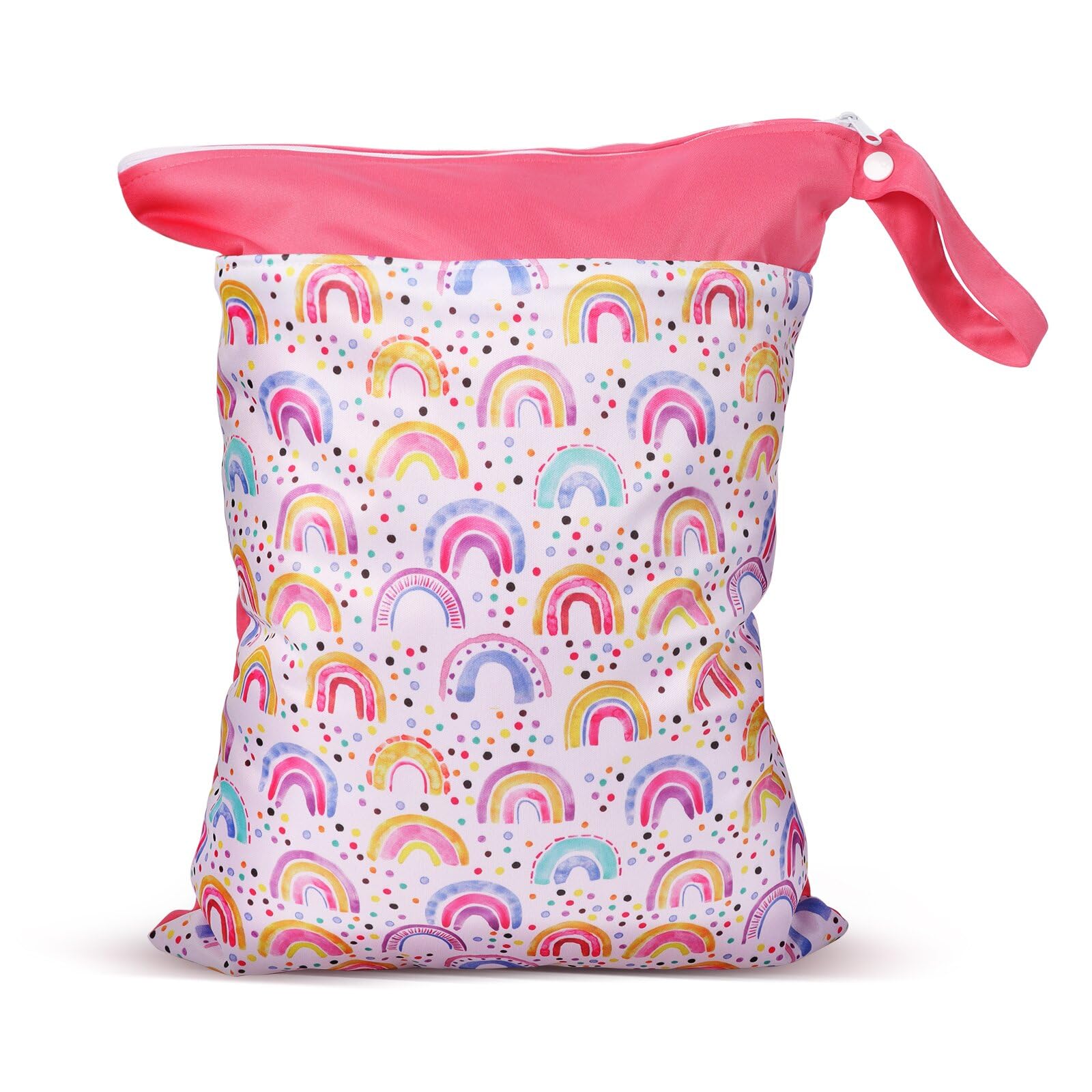 Yilnlg Travel Laundry Bags 40 x 30 cm, Wetbags with Double Pocket, Waterproof Bags for Swimming, Dirty Clothes Bag for Traveling, Nappy Bags with Zipper, Lightweight Wet Dry Bag โ image 1