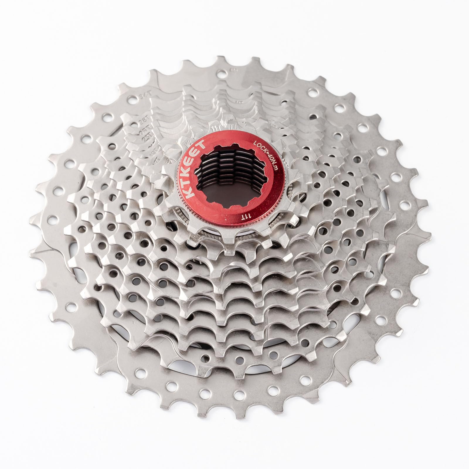 KTKEET 11-Speed Cassette 11-25T/28T/30T/32T/34T/36T/40T/42T/46T/50T/52T Mountain Bike/Road Bike Cassette 11-Speed Bicycle Cassette Sprocket Compatible with Shimano Ultegra XT Sunrace Sram (11-34T) — image 1
