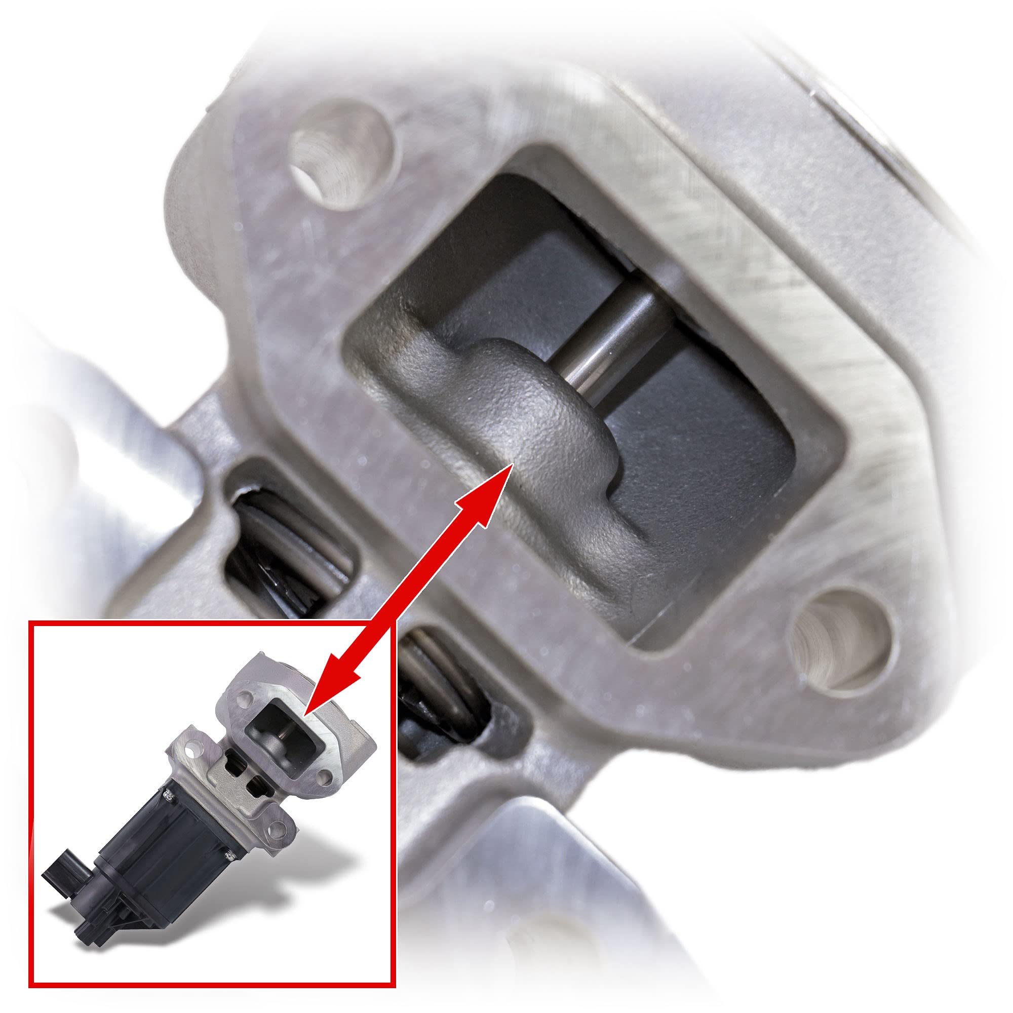 ATEC Germany 1x Válvula de control eléctrico de la Válvula EGR