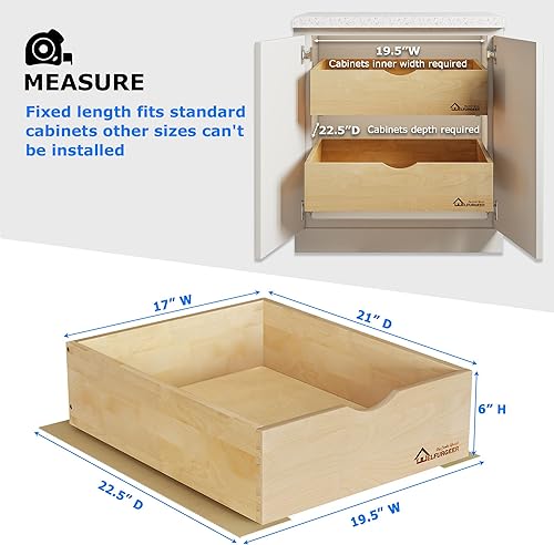 Miniatura 5 de WelFurGeer Cajón de gabinete extraíble, organizador de gabinete deslizante, organizador extraíble de gabinete, organizador de gabinete deslizante