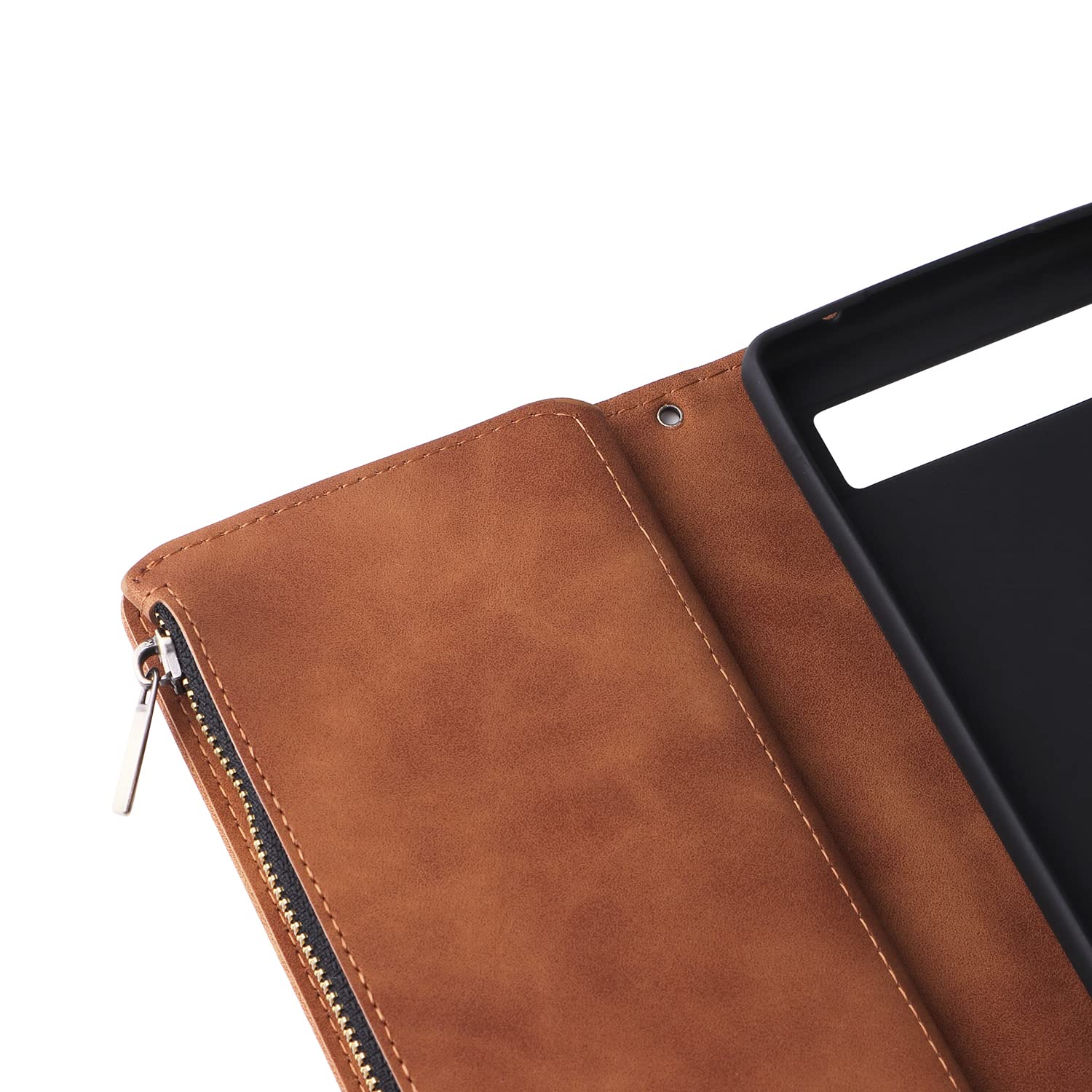 Google Pixel 9 Pro Case - Detachable Folio Flip Wallet Phone Case - Custodia magnetica staccabile per il telefono, fessure per carte di credito tasca per contanti Flip Folio Kickstand Cover