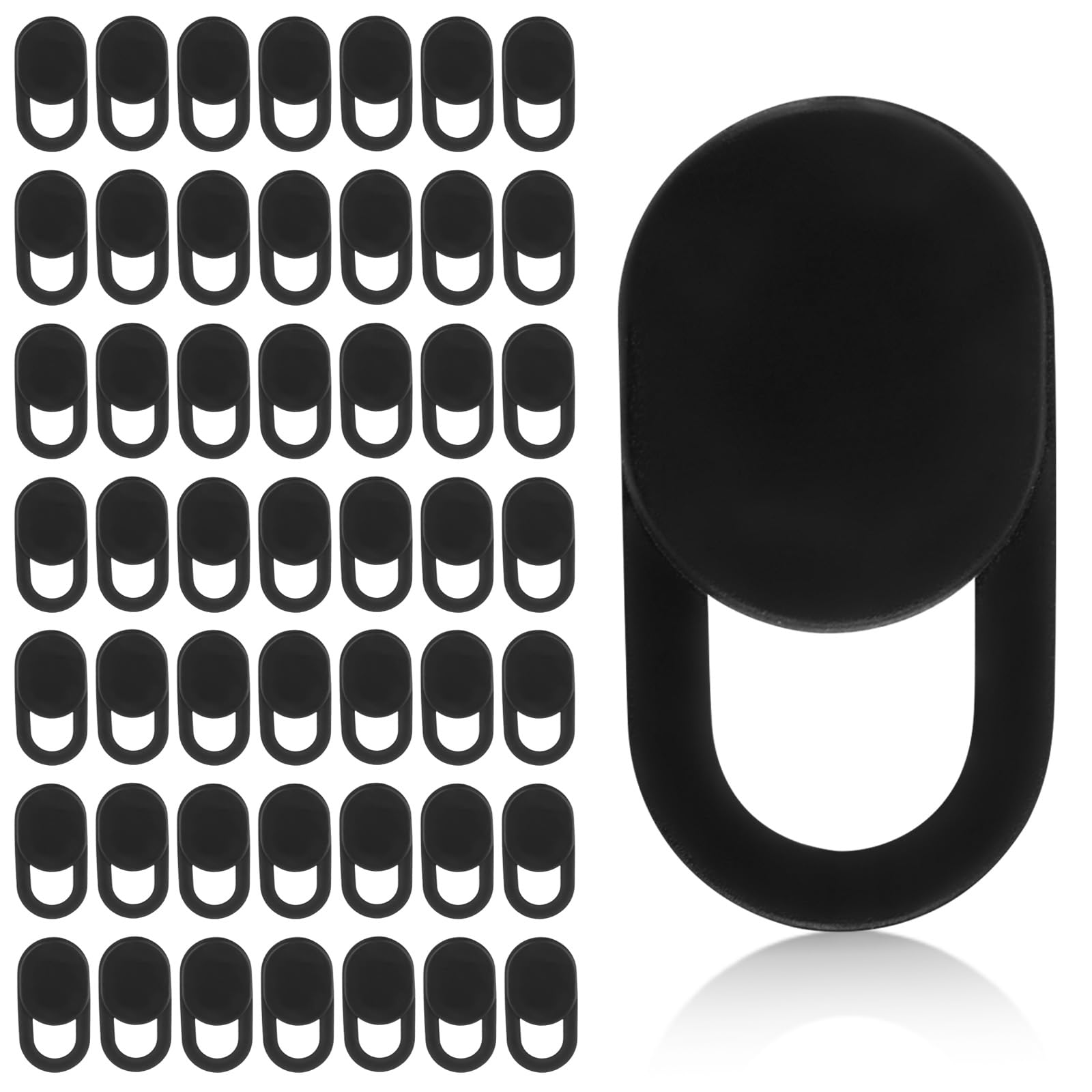 Copriwebcam Ultra Sottile Nero Scorrevole per Laptop Desktop Telefono Tablet