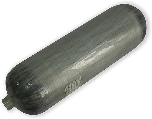 Miniatura 3 de Acecare Tanque de fibra de carbono de punto 6.8L 416 Cu.in. 4500 psi PCP tanque de aire 72 pies cúbicos Tanque de buceo para rifle de aire Paintball