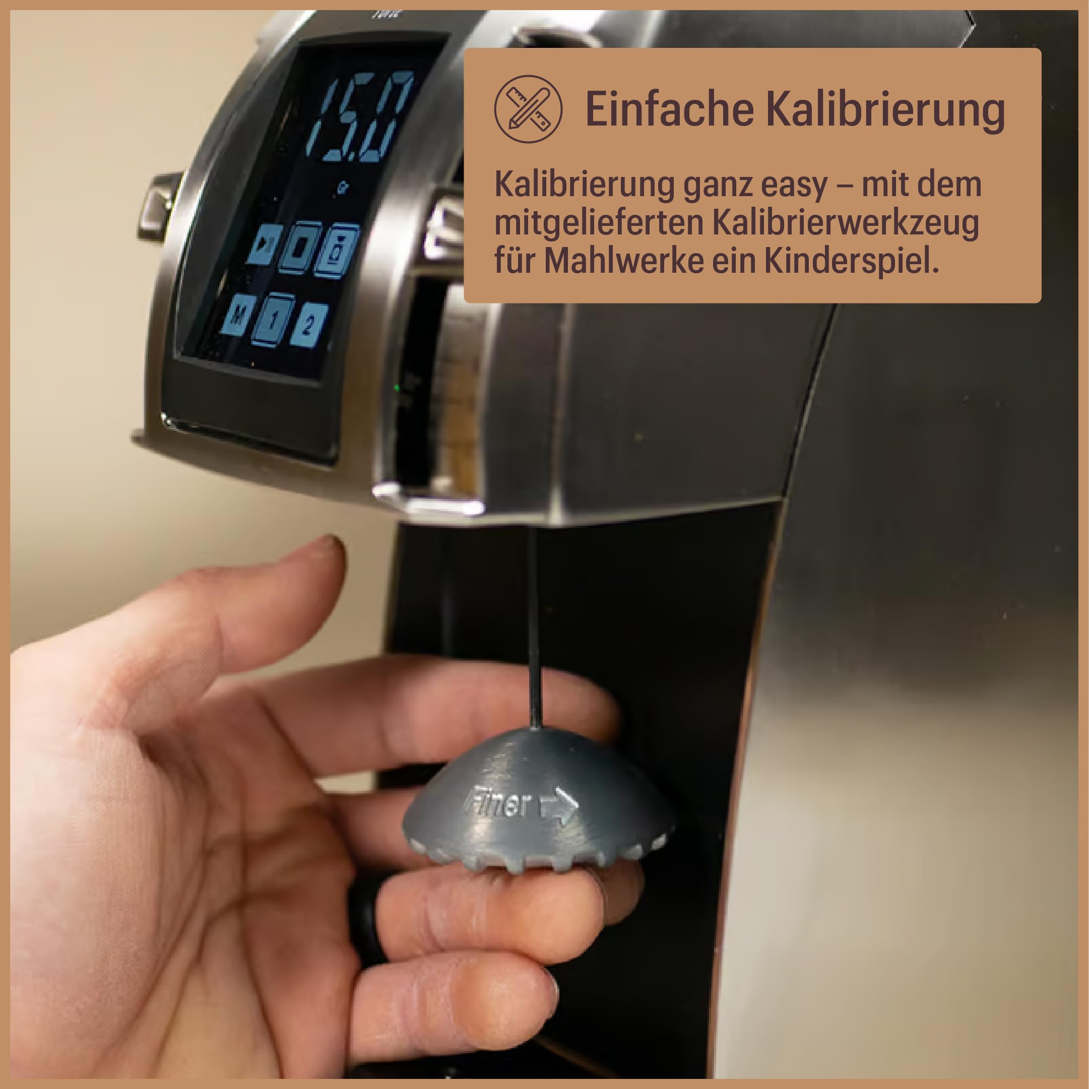 Baratza Forte AP Kaffeemühle, Edelstahl | Elektrische Kaffeemühle mit Flachen Keramik-Grate, Touchscreen, Für Espresso, Capucchino, oder Individuelle Dosierung