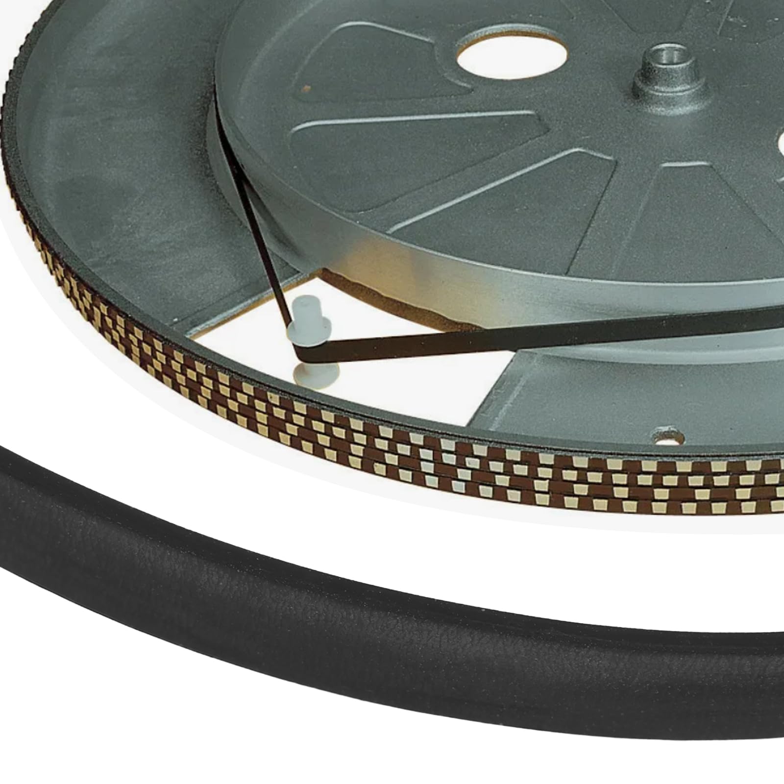 ECSiNG 2X Courroie d'Entraînement pour Platine en Caoutchouc Plat Diamètre 172 mm Compatible avec Bush MTT1 et MTT-1