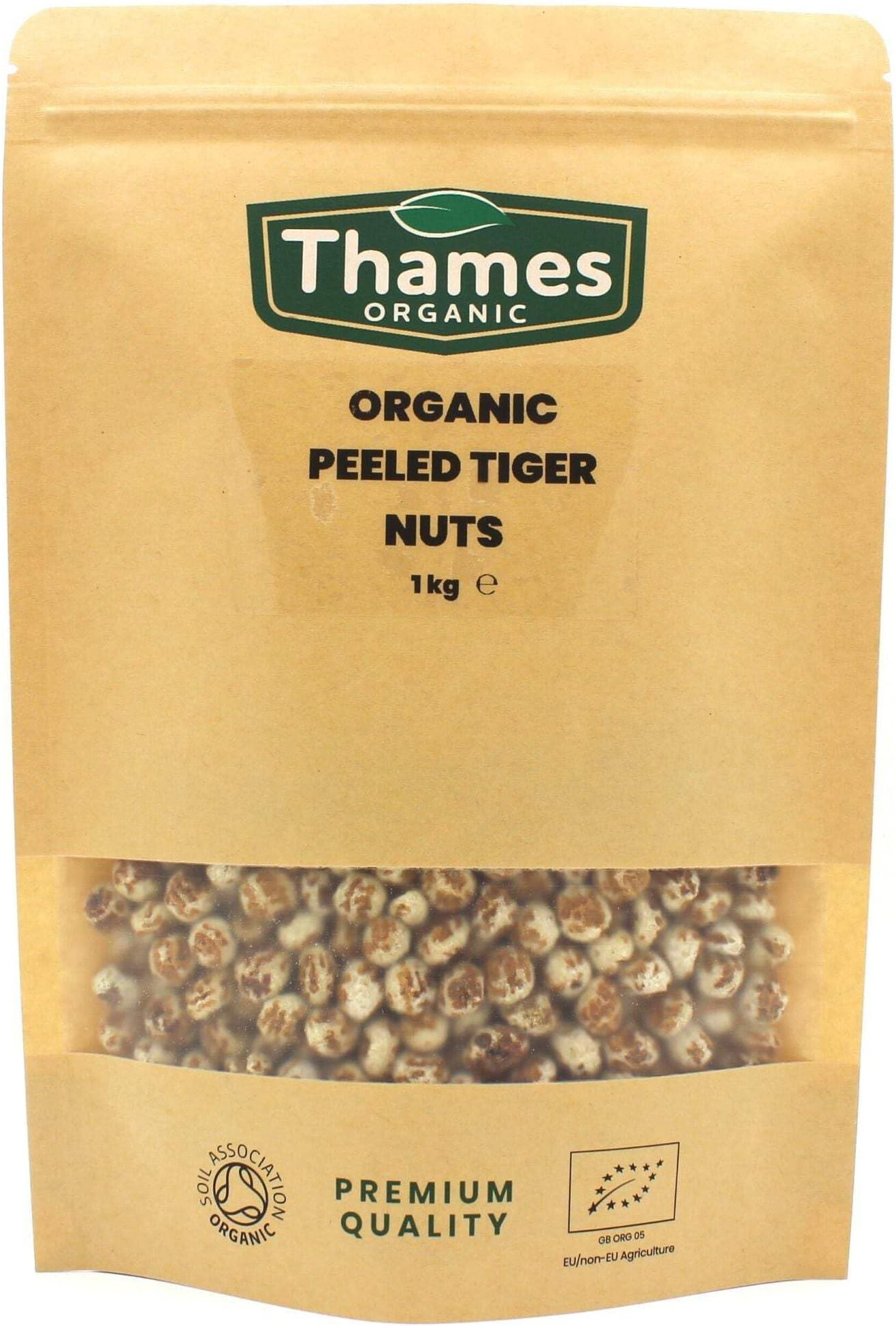 Thames Organic Organic Peeled Tiger Nuts 1kg Sweet & Nutty