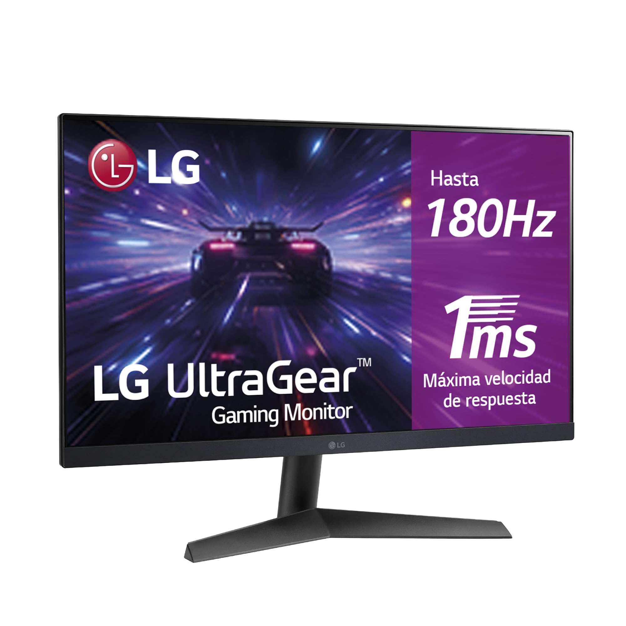 LG 24GS60F B - Ultragear Monitor, 24 Inches, FHD 1080p, 16:9; IPS Panel, 1920x1080, E-Rated, 180 Hz, 1ms, Black