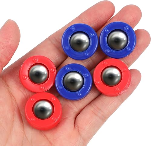 Miniatura 9 de Operitacx Juego de 16 piezas de repuesto de mini tabla de tejo, juego de repuesto de rodillos para tejo, accesorios de tejo, juego de discos de tejo