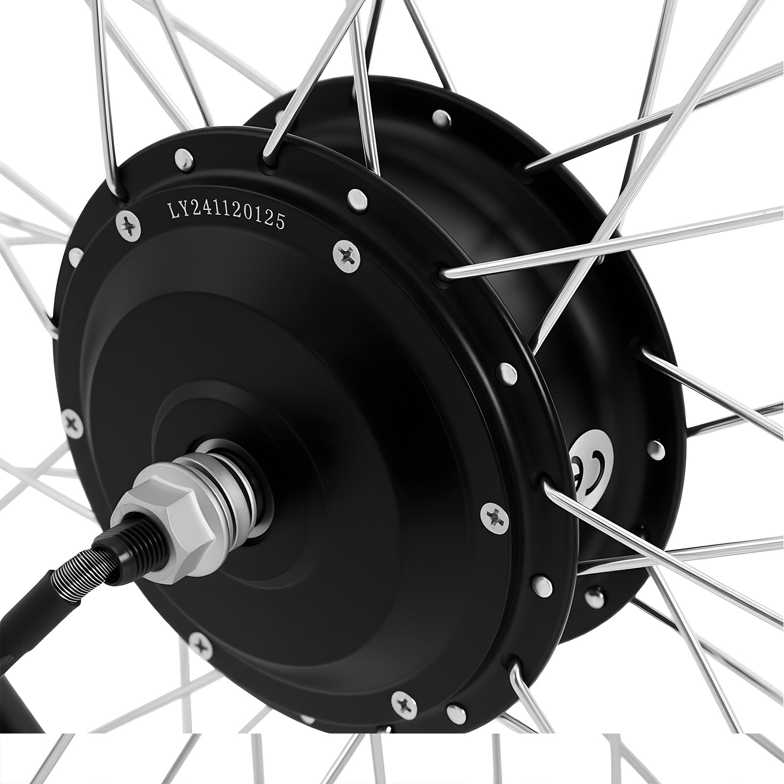 Zestaw do konwersji roweru elektrycznego 20", 36 V, 250 W, zestaw do konwersji przedniego koła z wyświetlaczem, bezszczotkowy silnik elektryczny do jazdy na rowerze, zestaw do konwersji hamulca