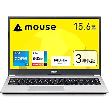 マウス　MouseComputer B5-I5TGLASW11 ノートPC マウス、15.3型ノートPC「mouse B5」を発売。Ryzen 7 8845HS